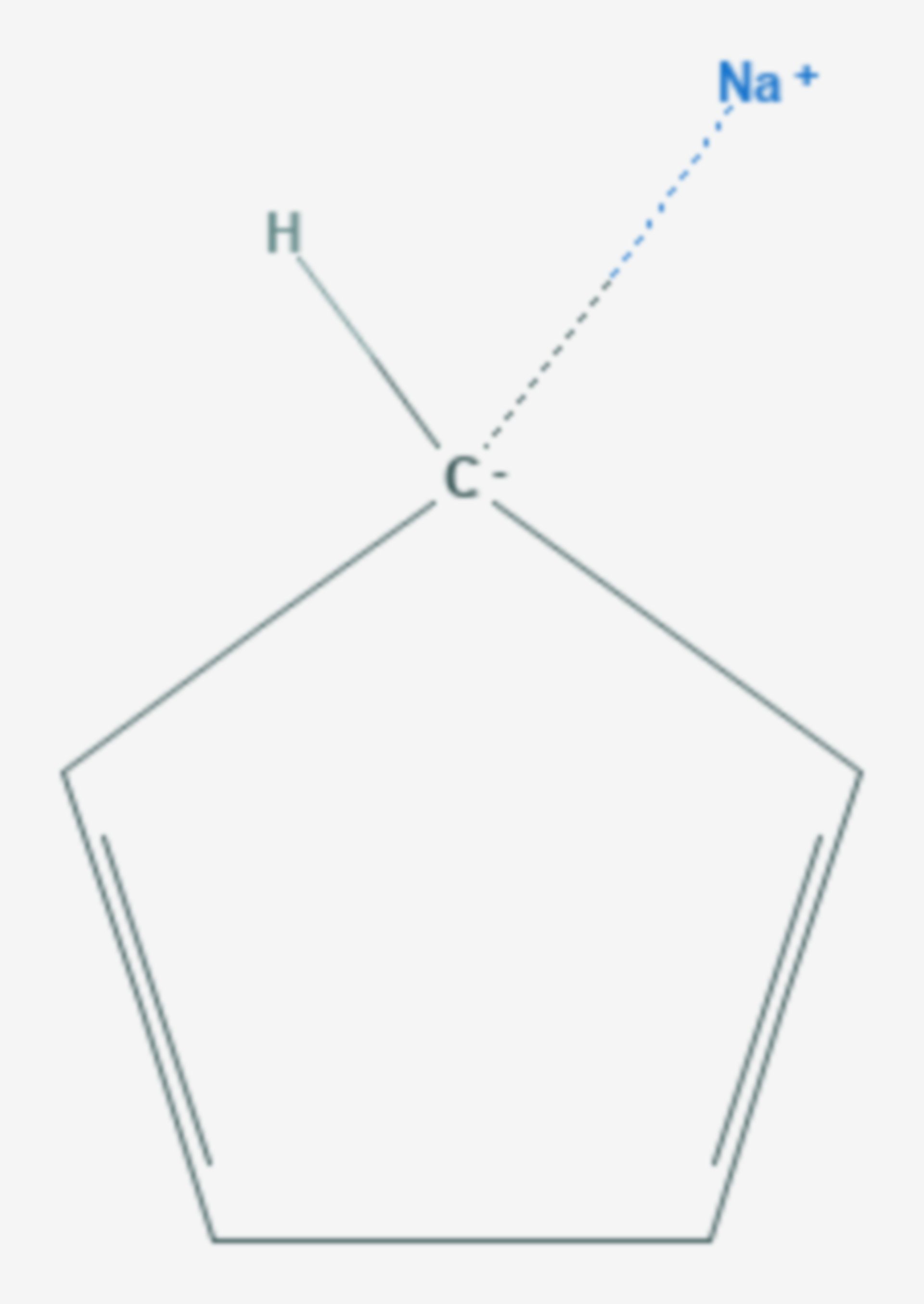 Cyclopentadienylnatrium (Strukturformel)