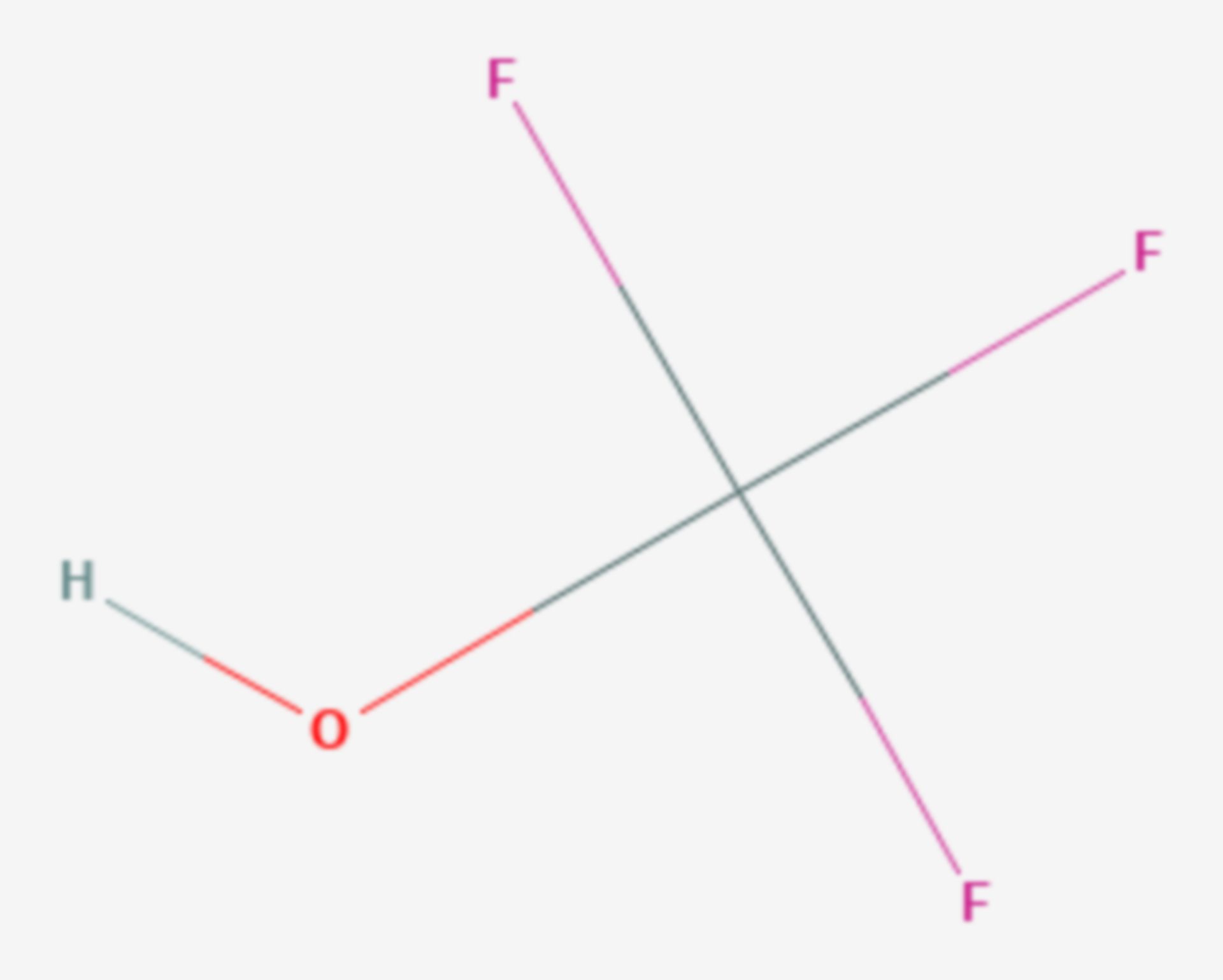 Trifluormethanol (Strukturformel)