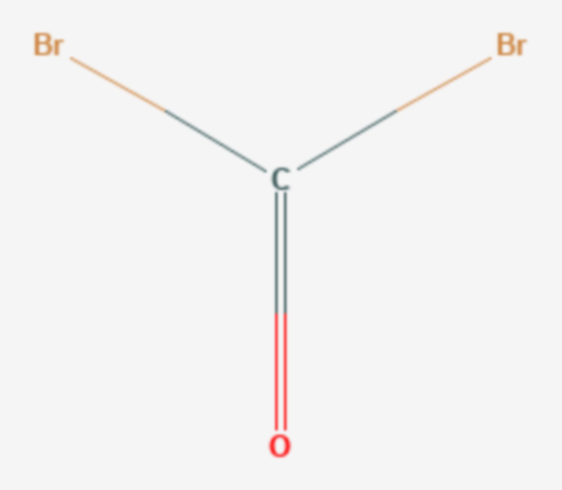 Carbonylbromid (Strukturformel)
