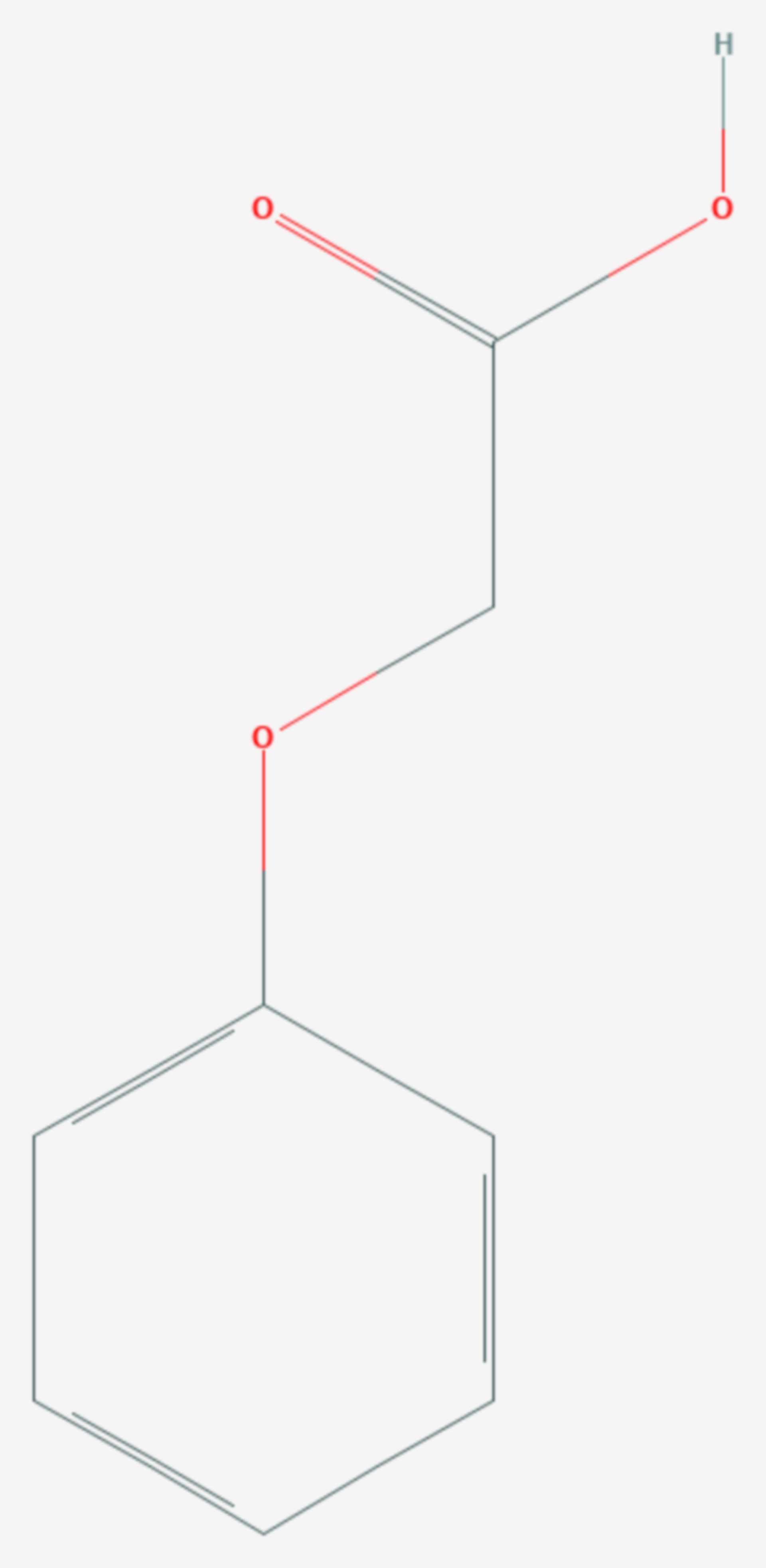 Phenoxyessigsäure (Strukturformel)