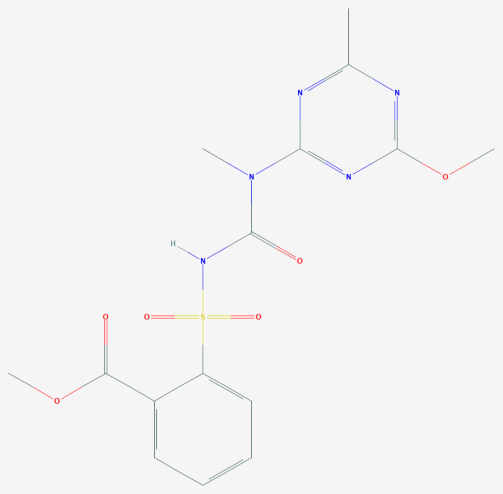 Tribenuron-methyl (Strukturformel)