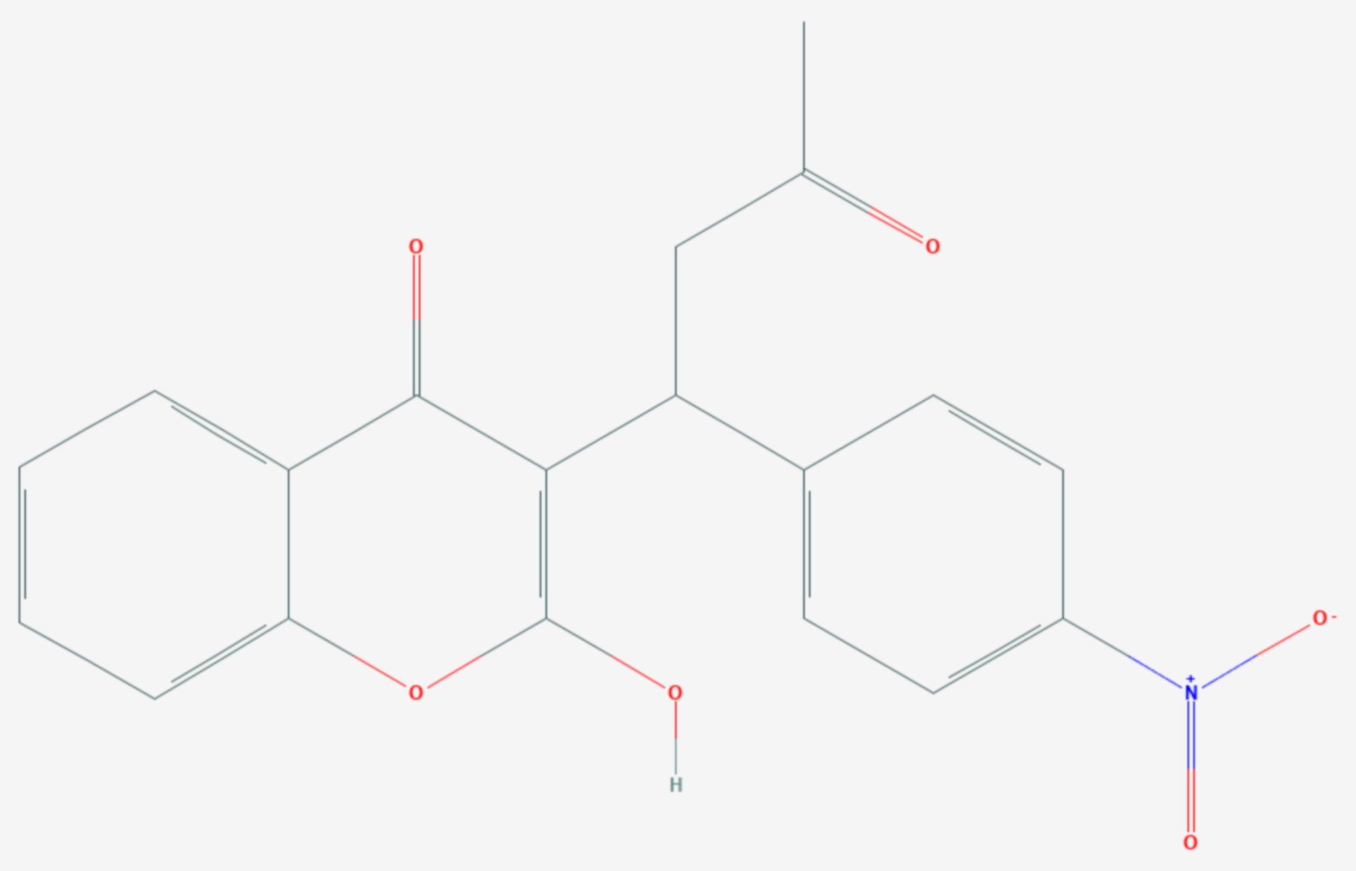 Acenocumarol (Strukturformel)