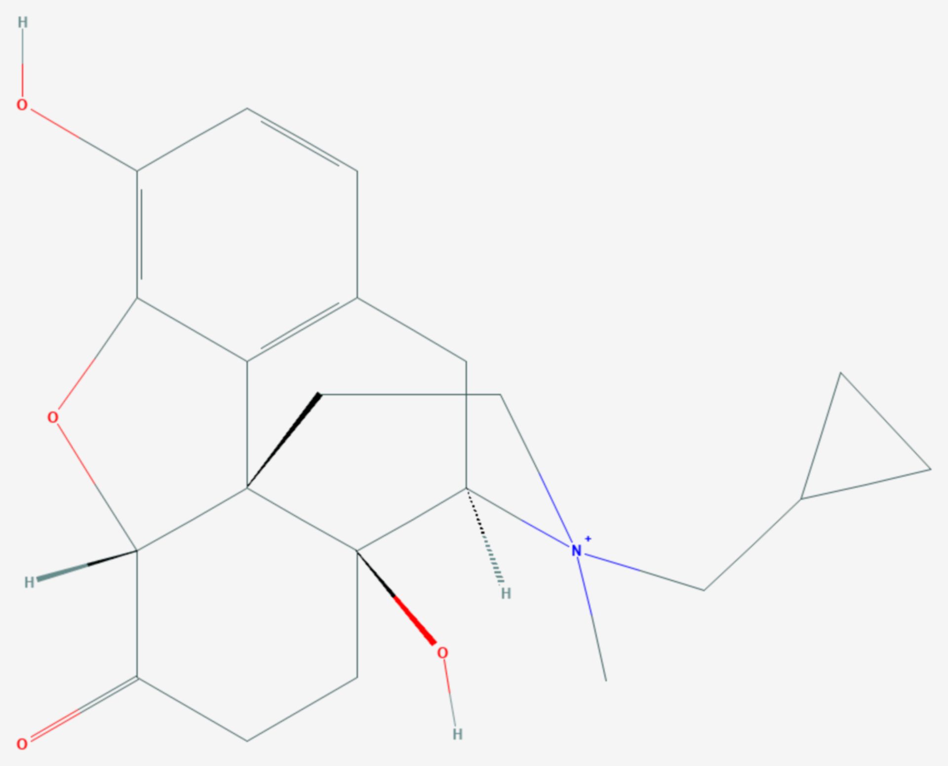 Methylnaltrexon (Strukturformel)