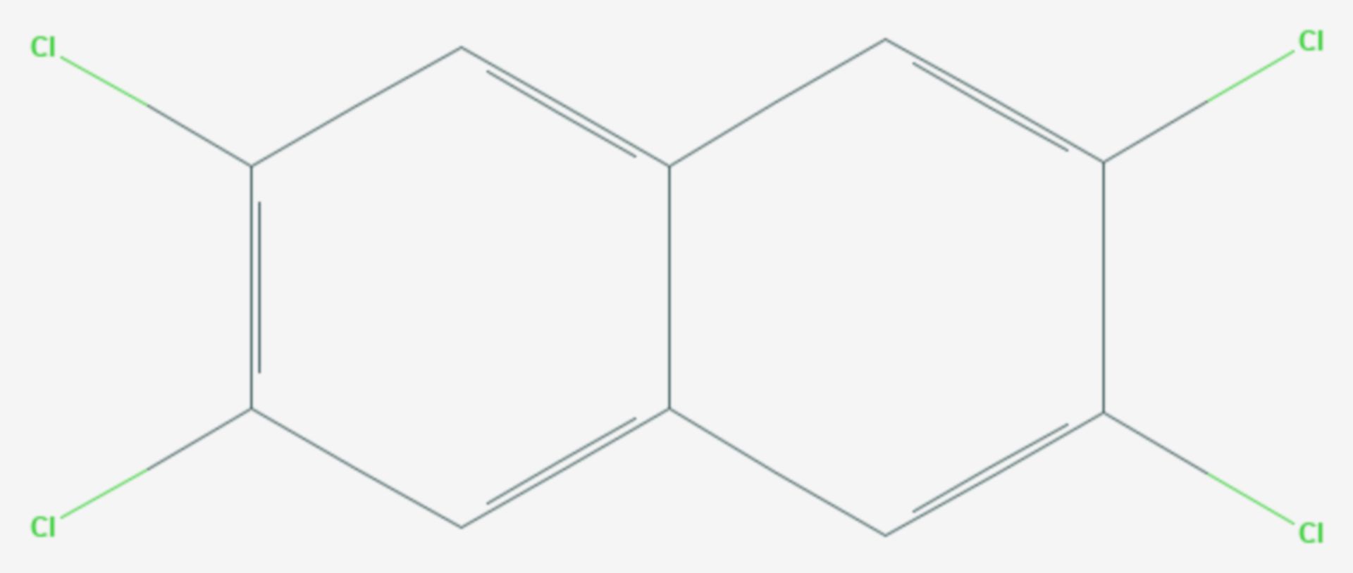 2,3,6,7-Tetrachlornaphthalin (Strukturformel)