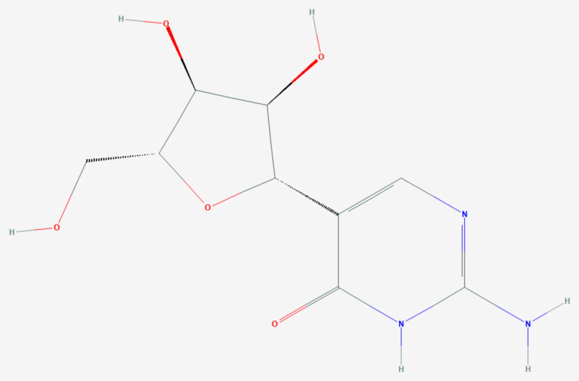 Pseudoisocytidin (Strukturformel)