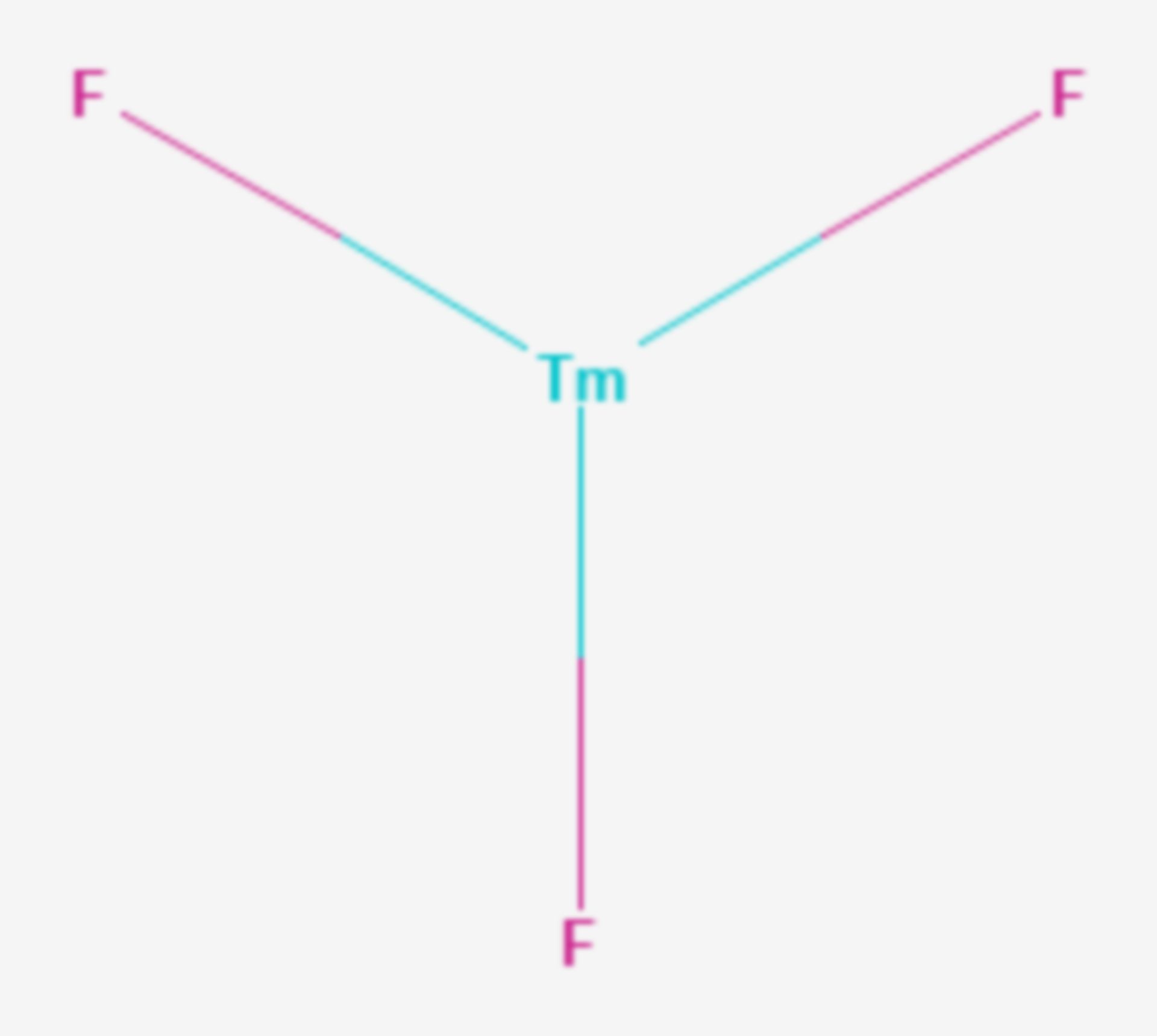 Thulium(III)-fluorid (Strukturformel)