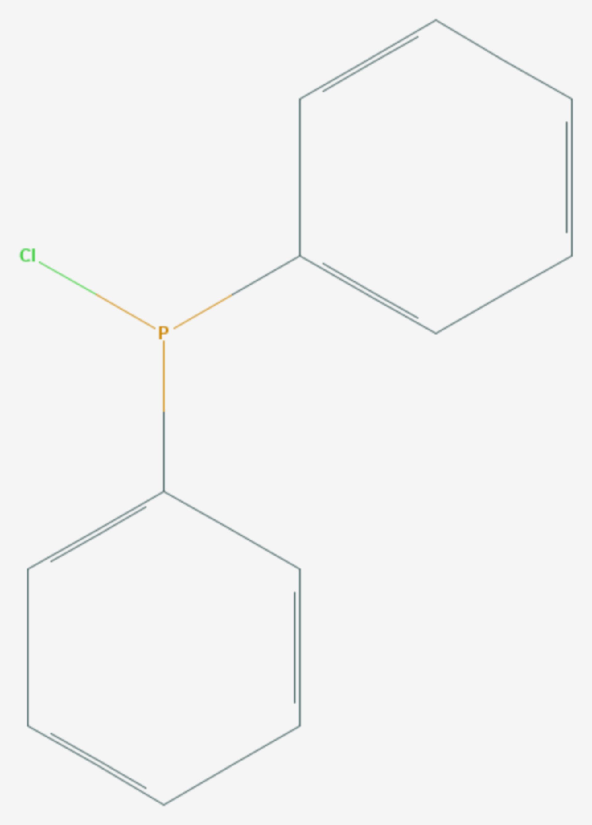 Chlordiphenylphosphan (Strukturformel)