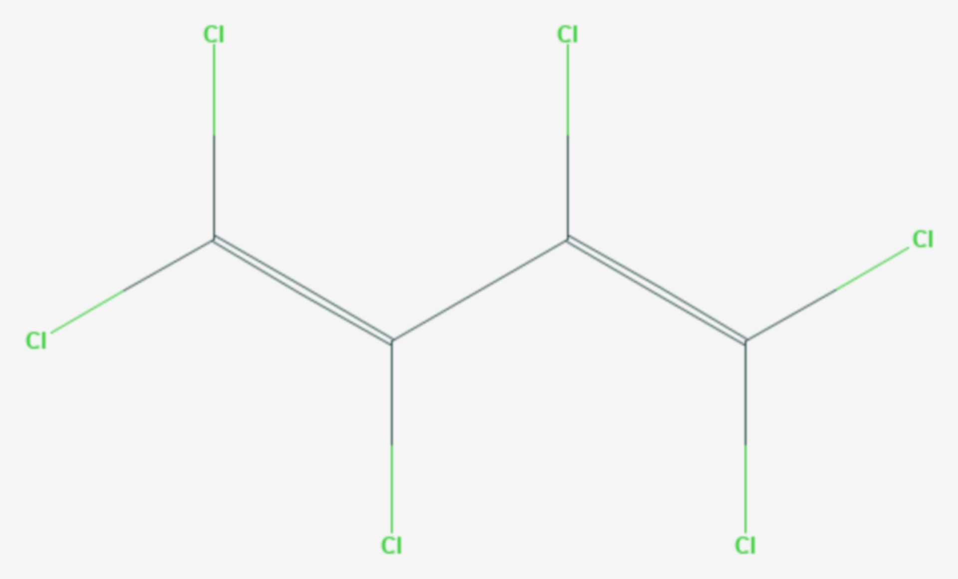 Hexachlorbuta-1,3-dien (Strukturformel)
