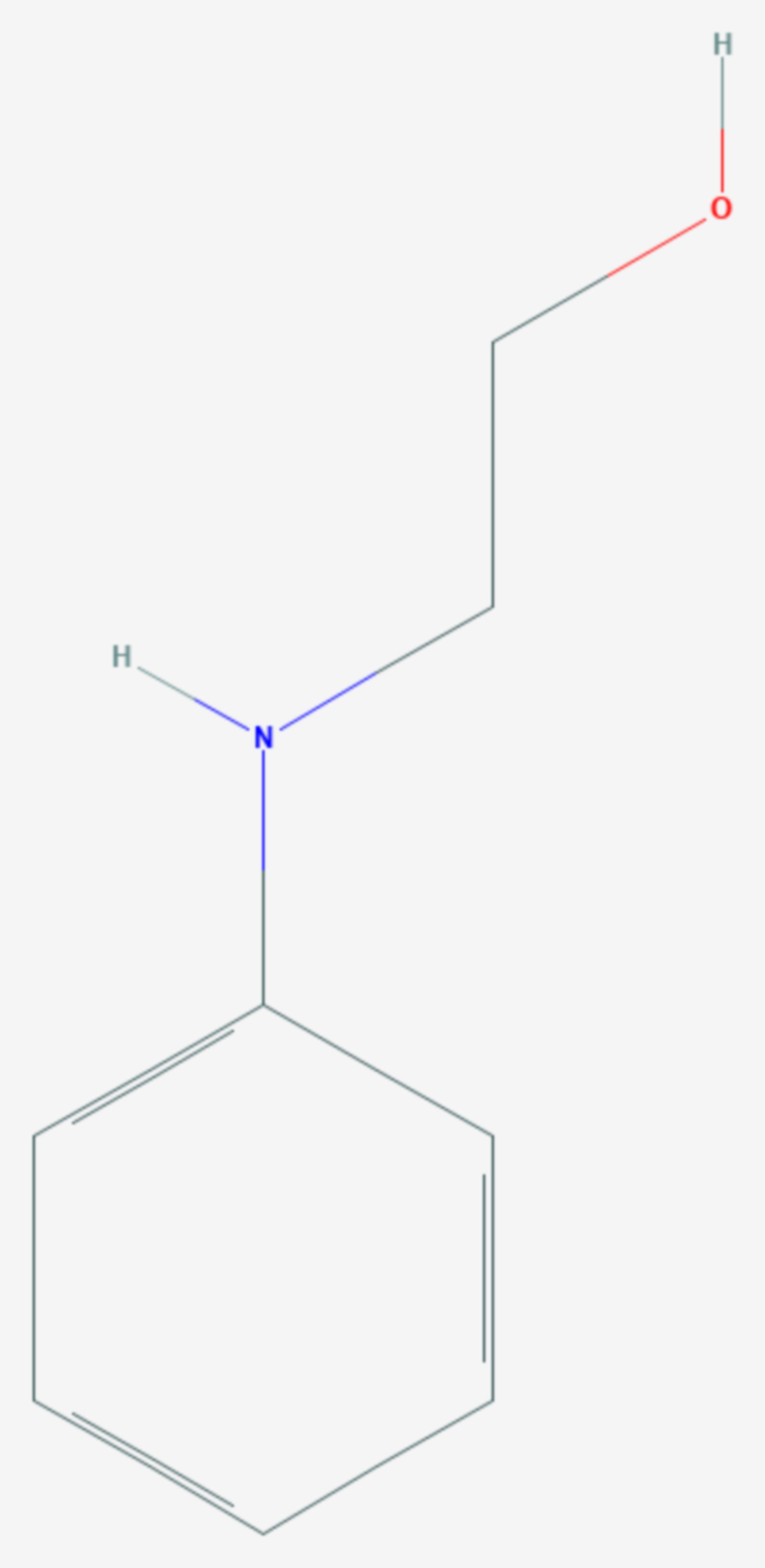 2-Anilinoethanol (Strukturformel)