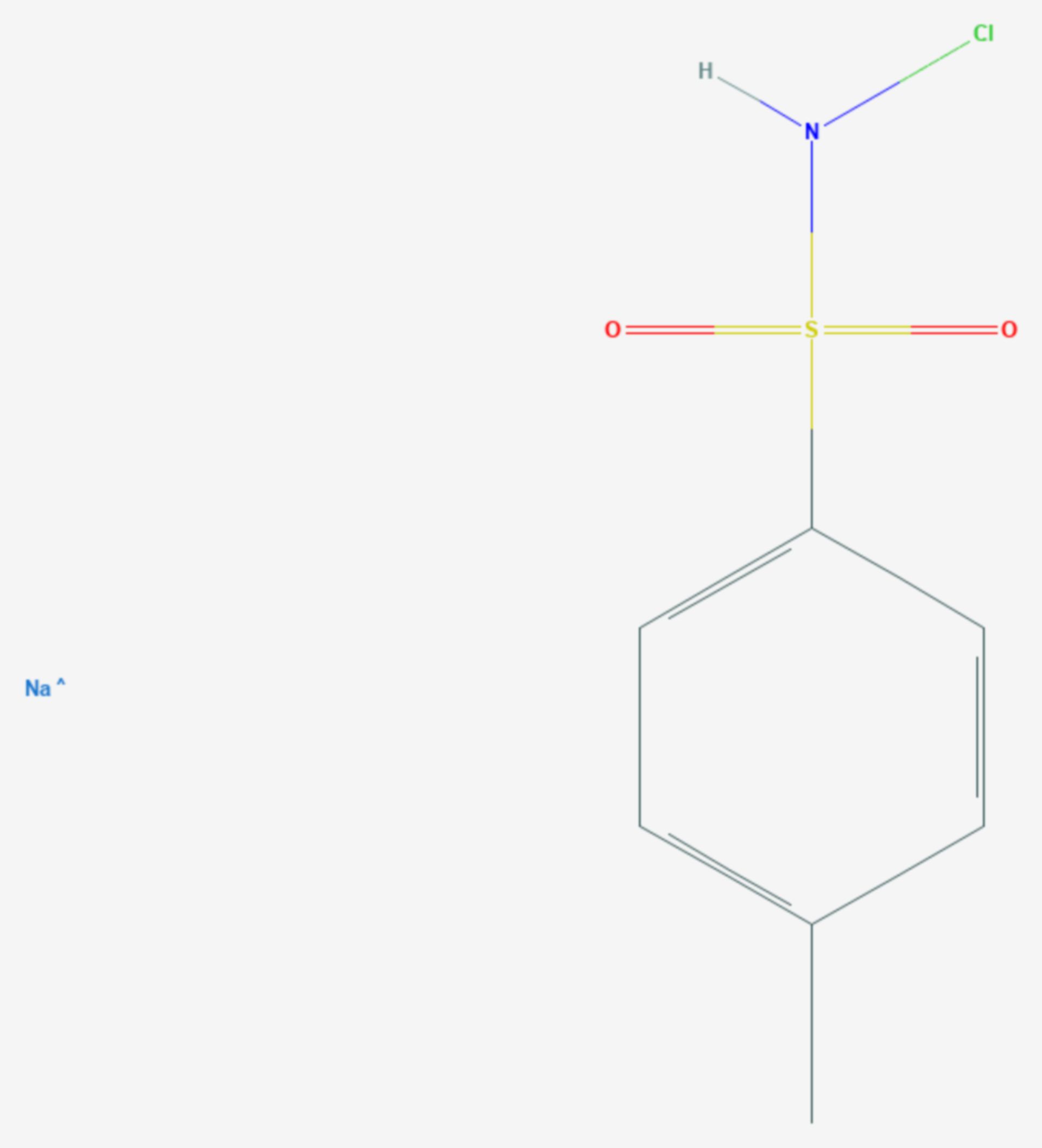 Chloramin T (Strukturformel)