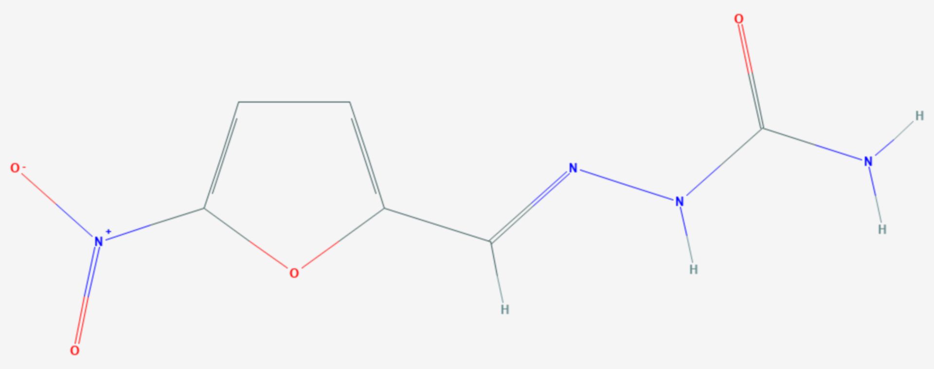 Nitrofural (Strukturformel)