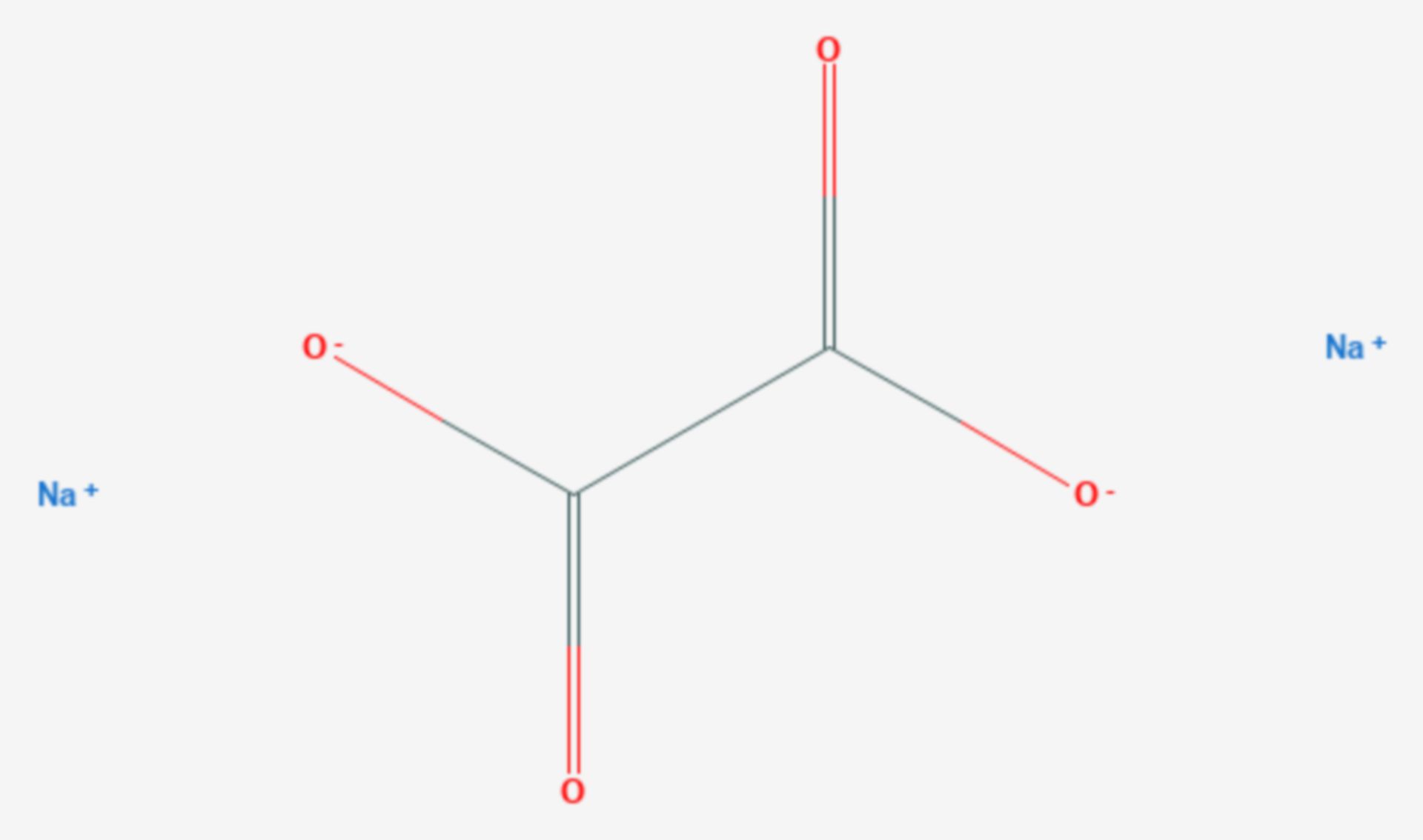 Natriumoxalat (Strukturformel)