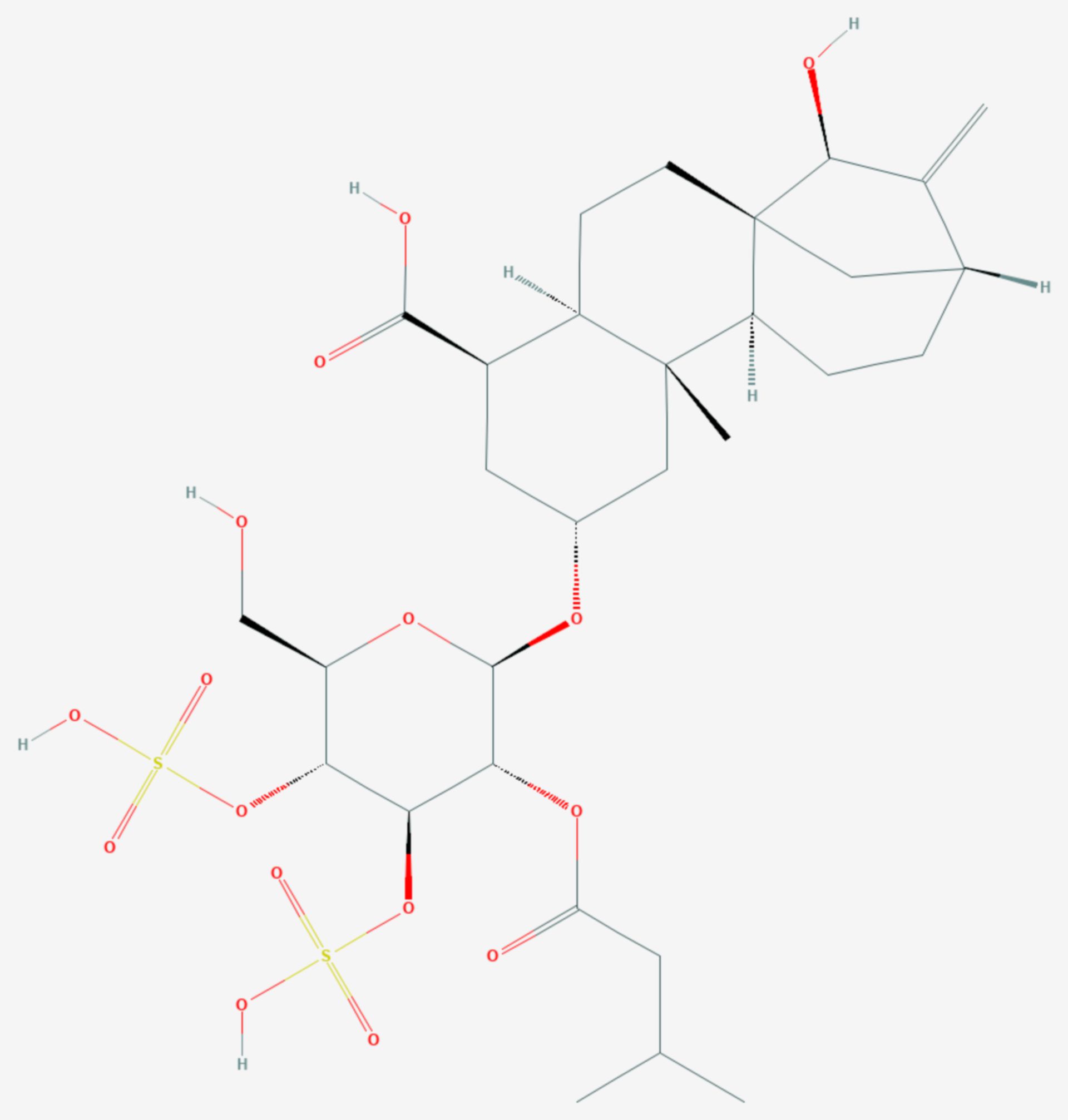 Atractylosid (Strukturformel)