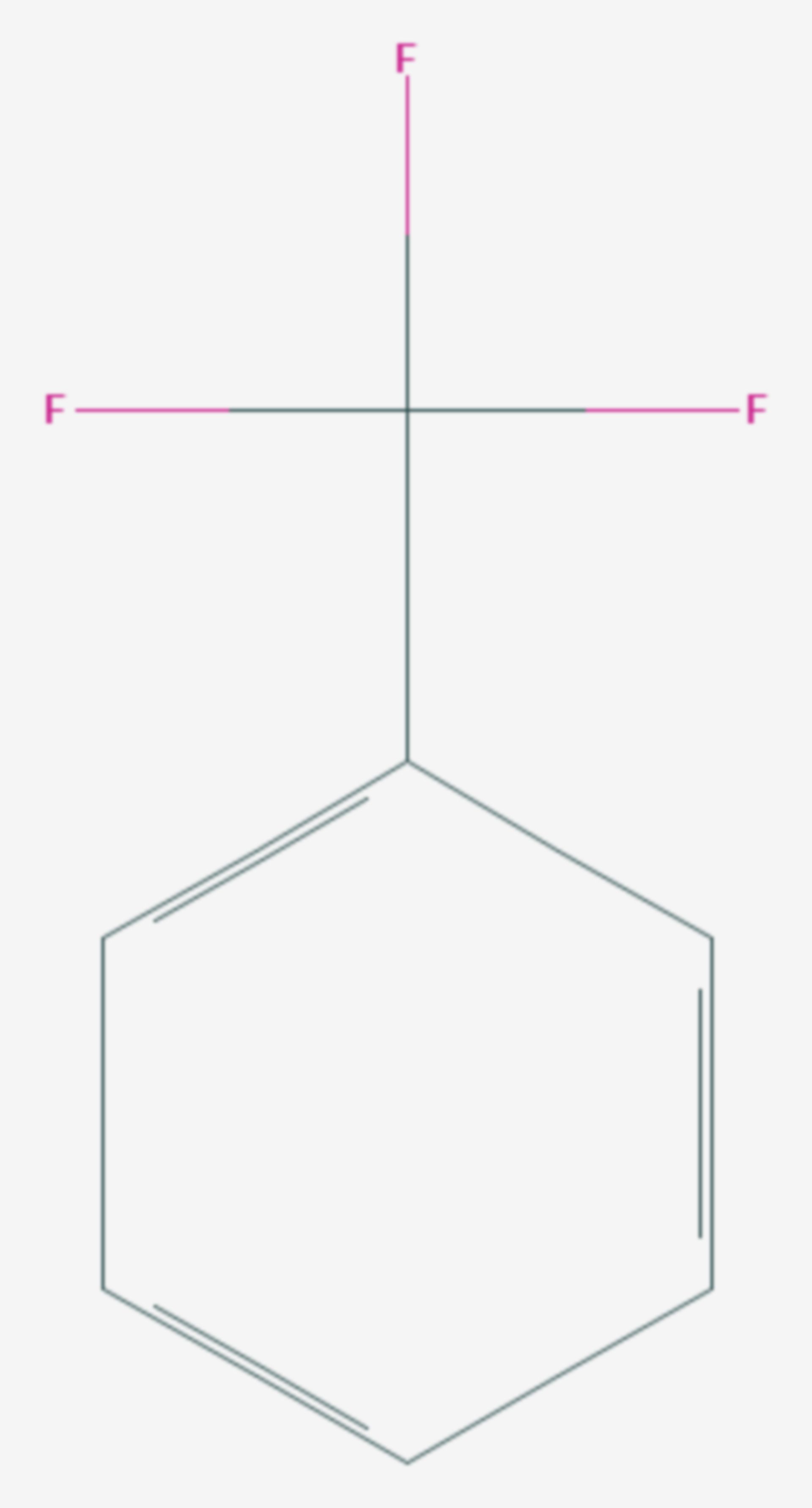 Benzotrifluorid (Strukturformel)