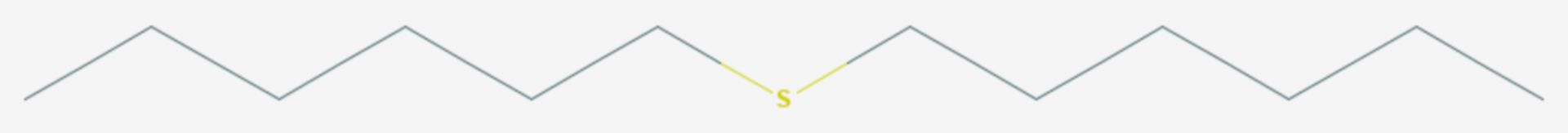 Di-n-hexylsulfid (Strukturformel)