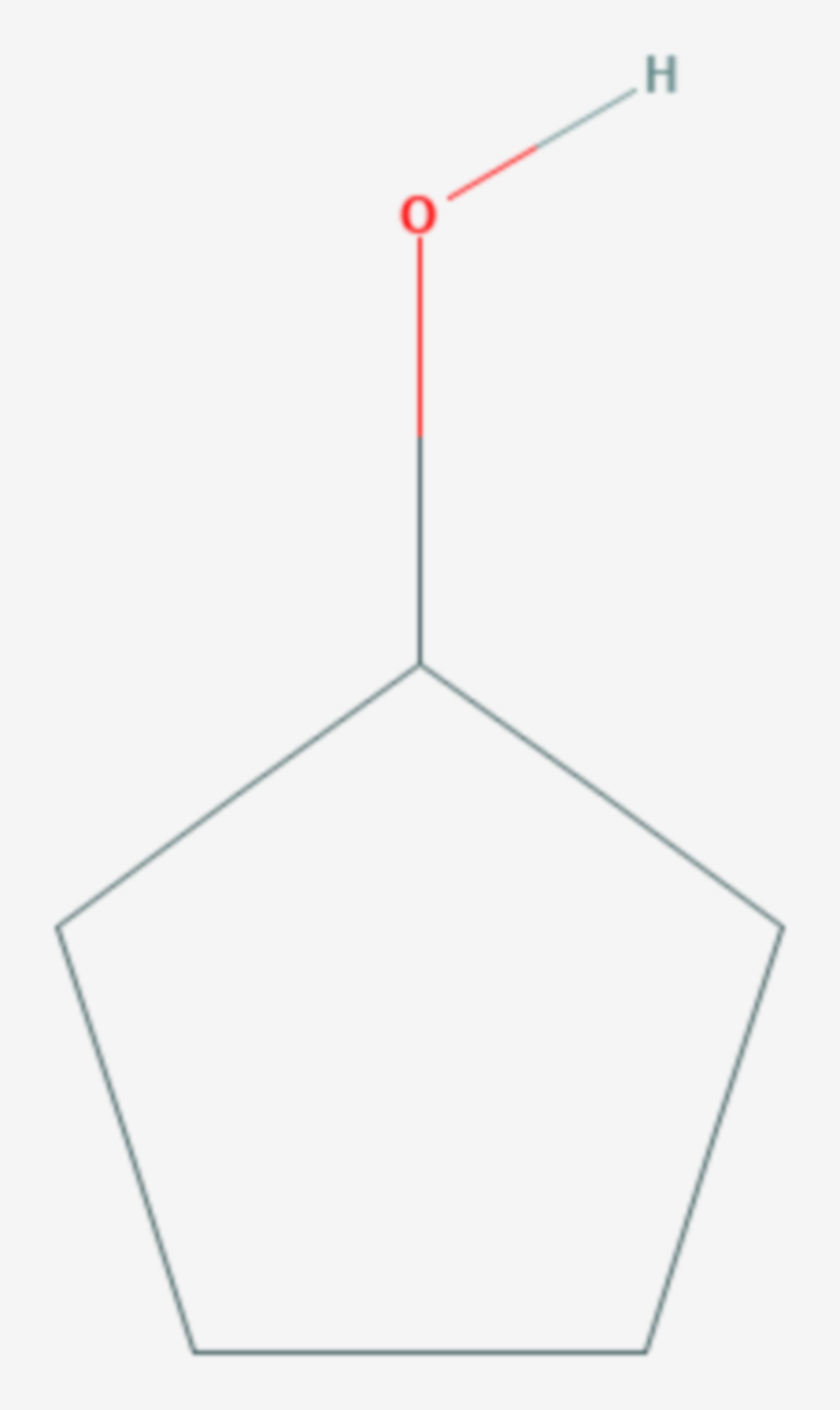 Cyclopentanol (Strukturformel)