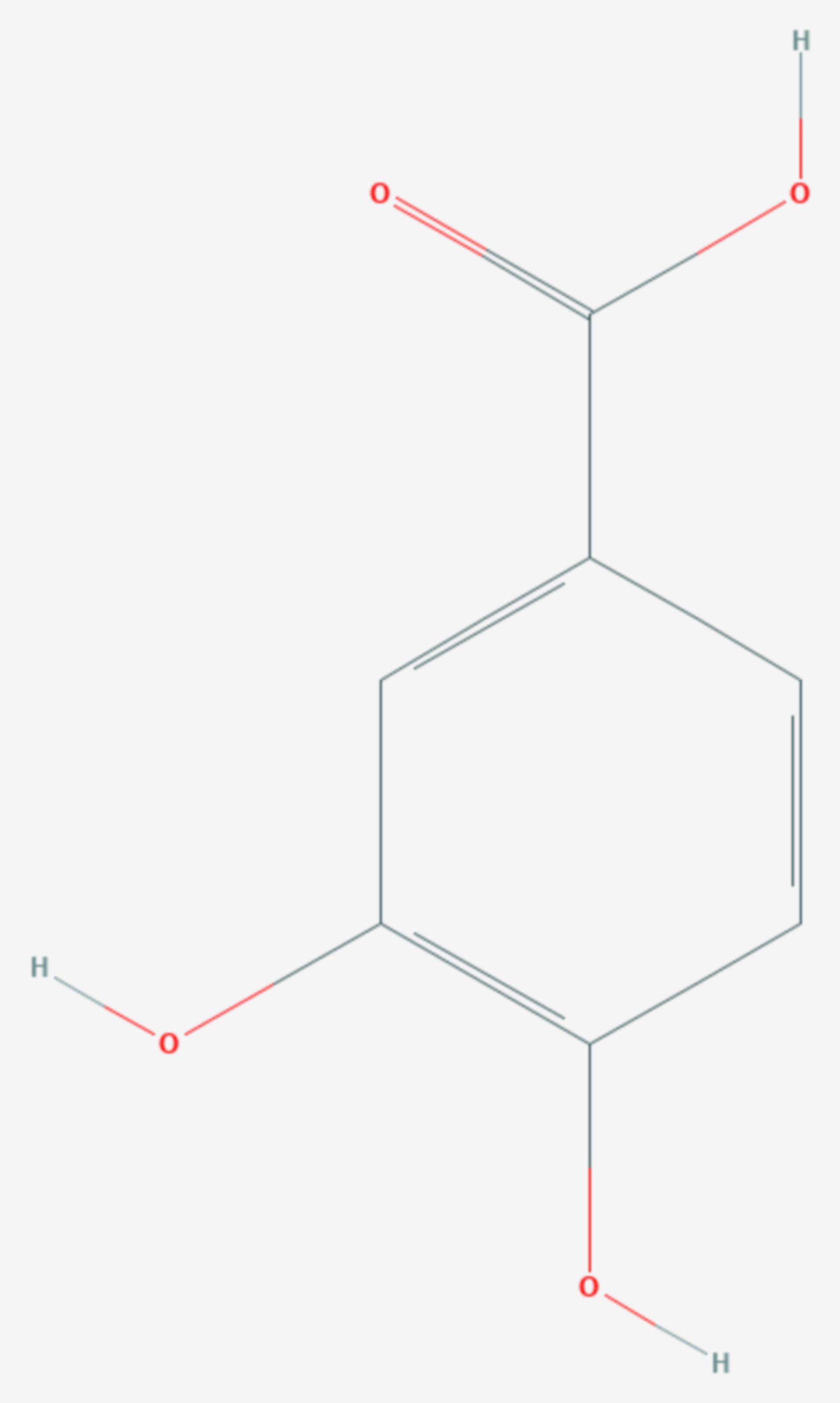 Protocatechusäure (Strukturformel)