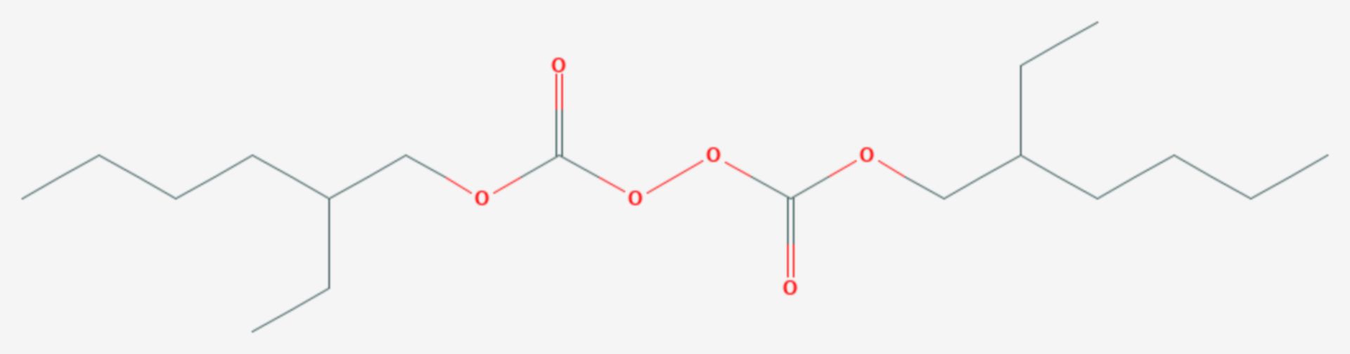 Di-(2-ethylhexyl)-peroxydicarbonat (Strukturformel)