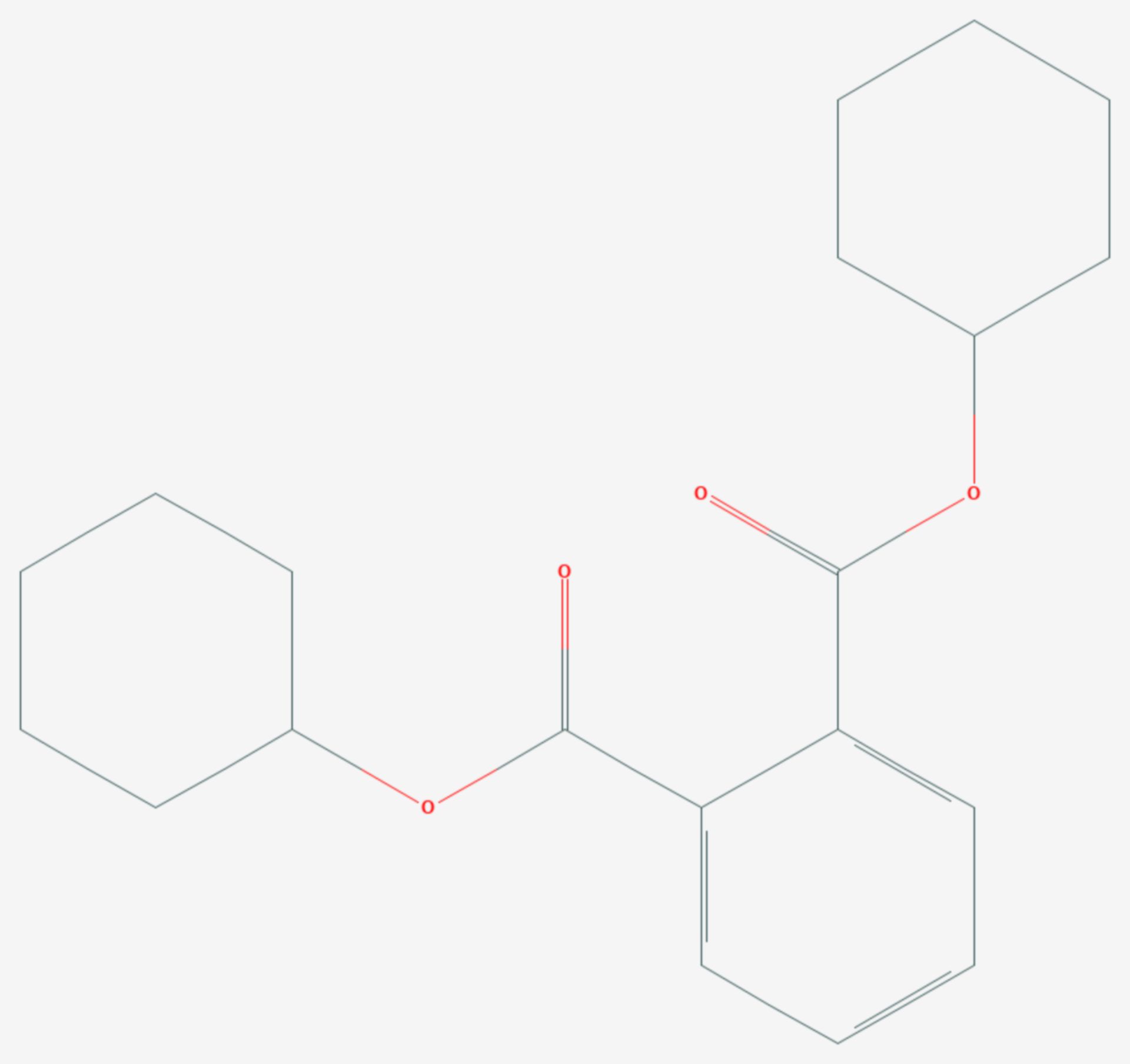 Dicyclohexylphthalat (Strukturformel)