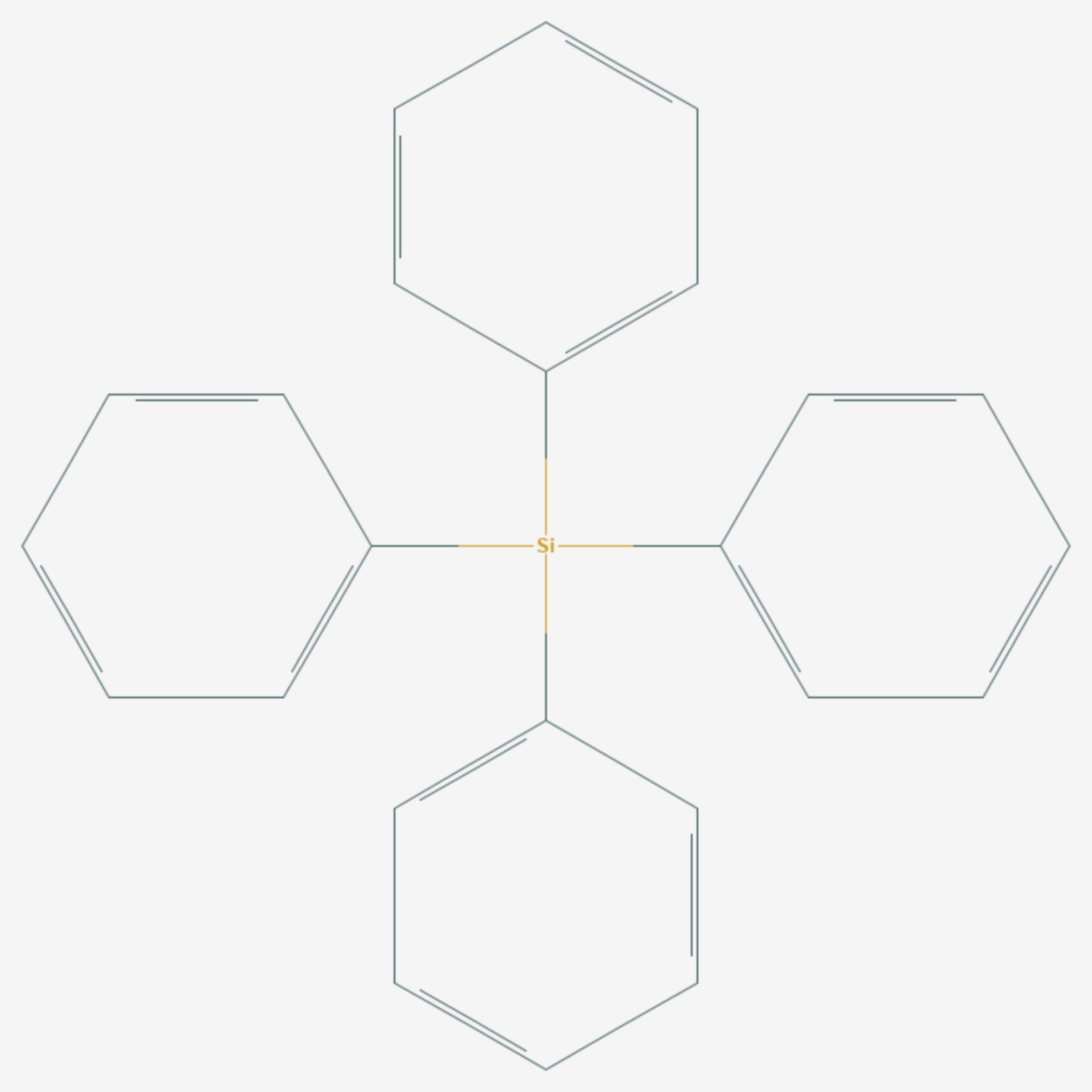 Tetraphenylsilan (Strukturformel)