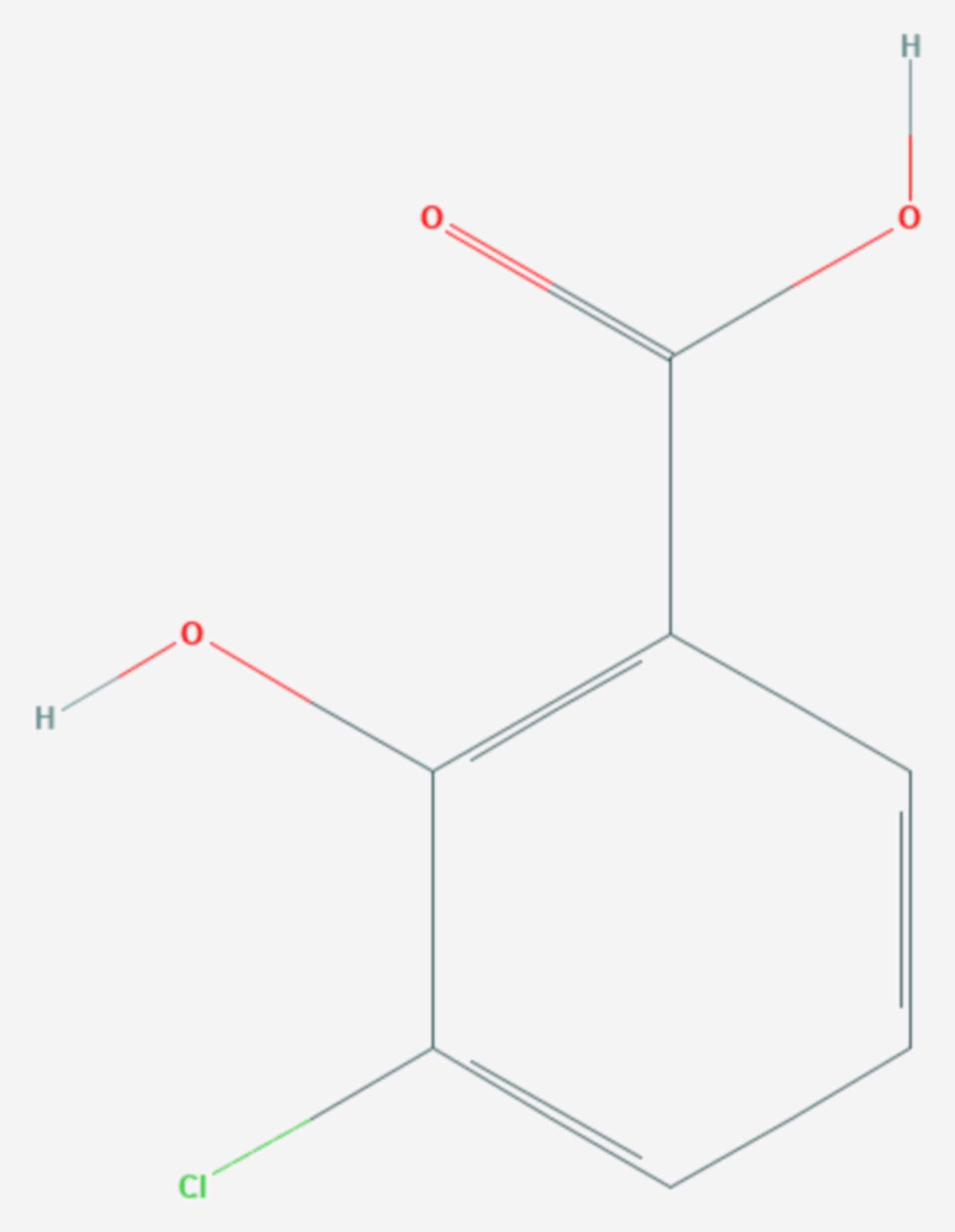 3-Chlorsalicylsäure (Strukturformel)