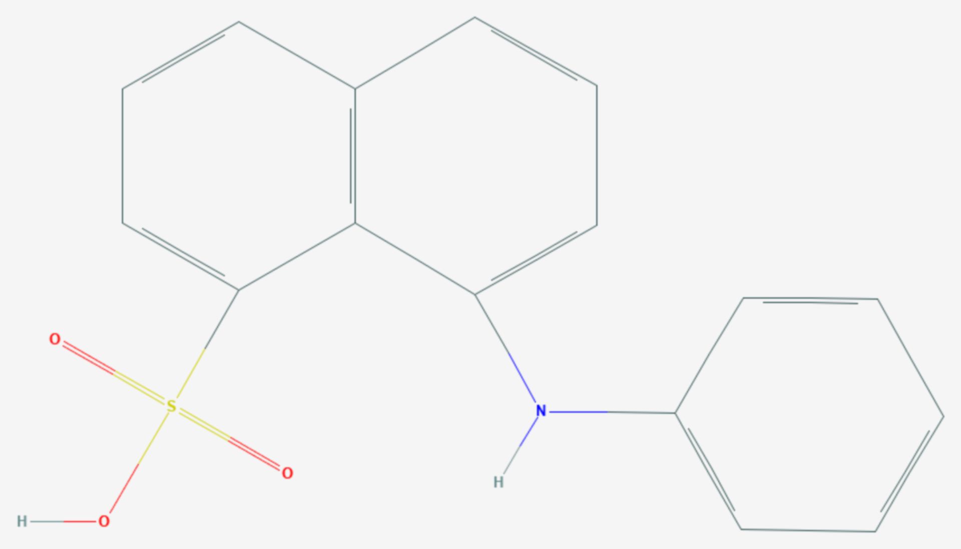 8-Anilinonaphthalin-1-sulfonsäure (Strukturformel)