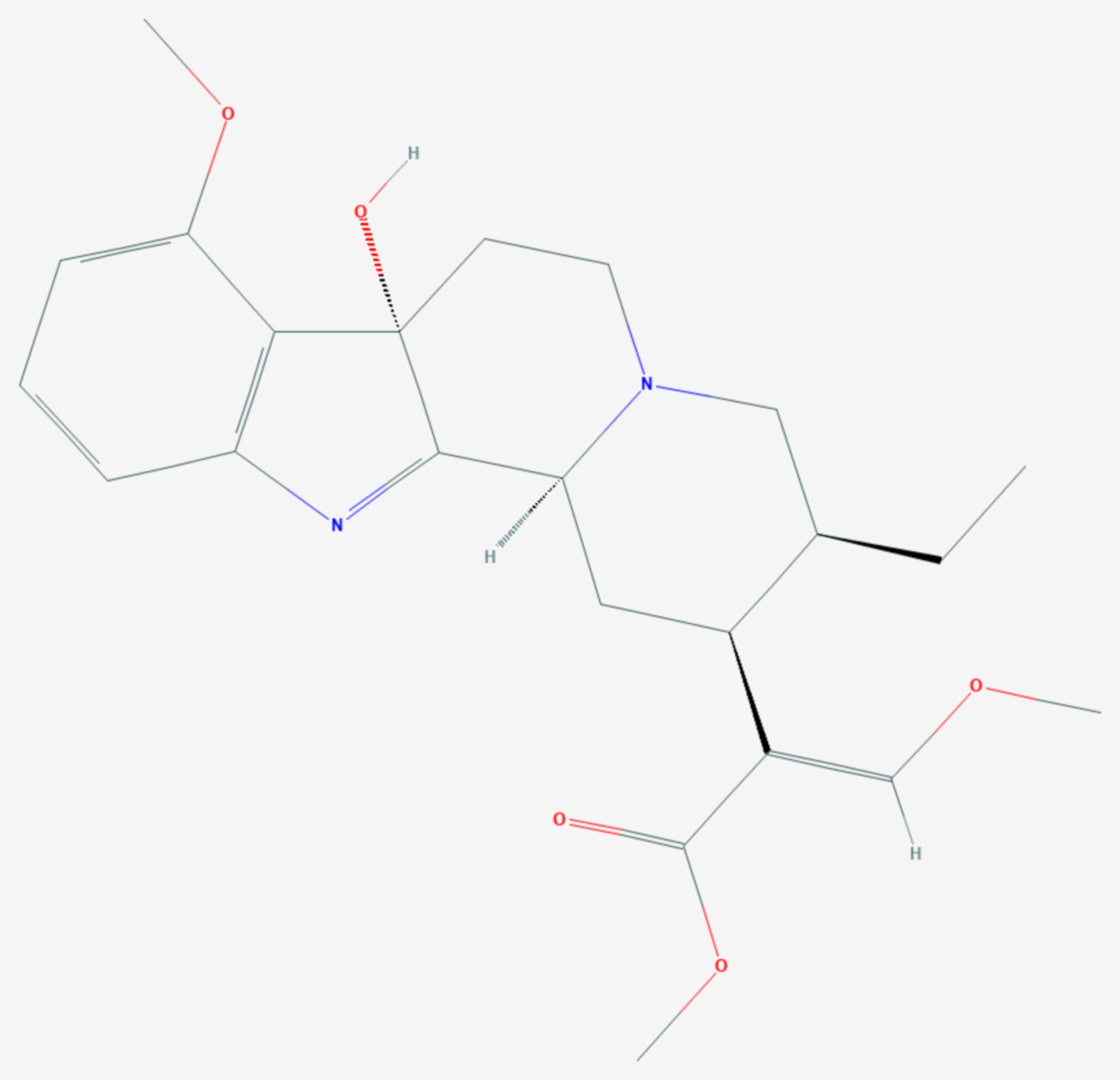 7-Hydroxymitragynin (Strukturformel)