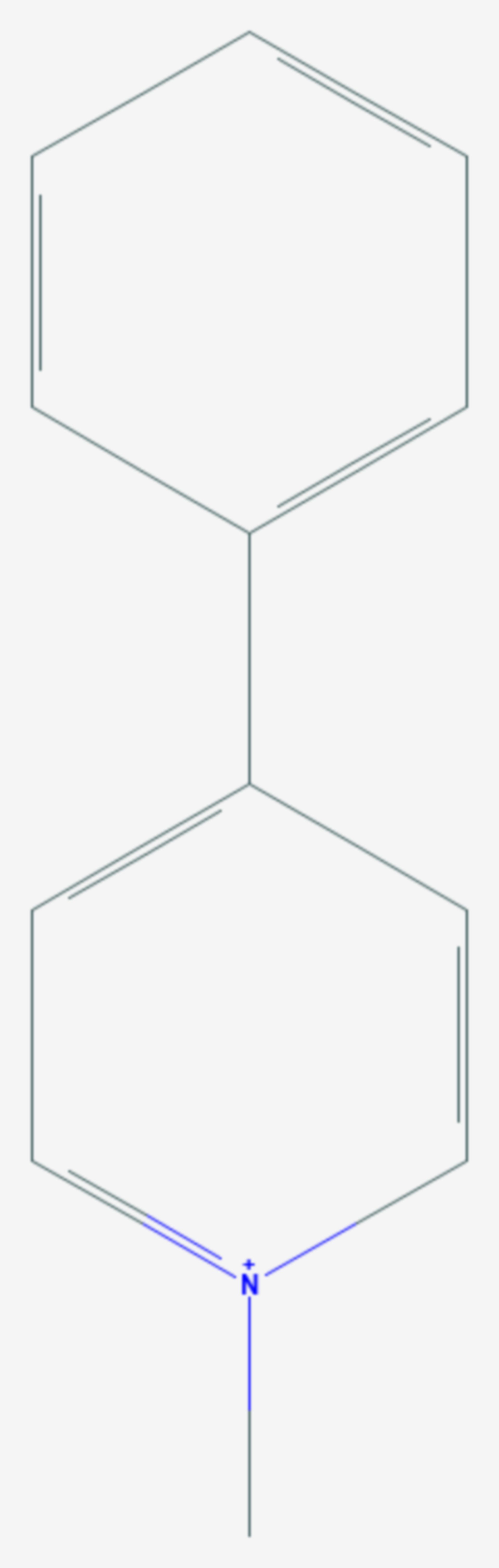 1-Methyl-4-phenylpyridinium (Strukturformel)