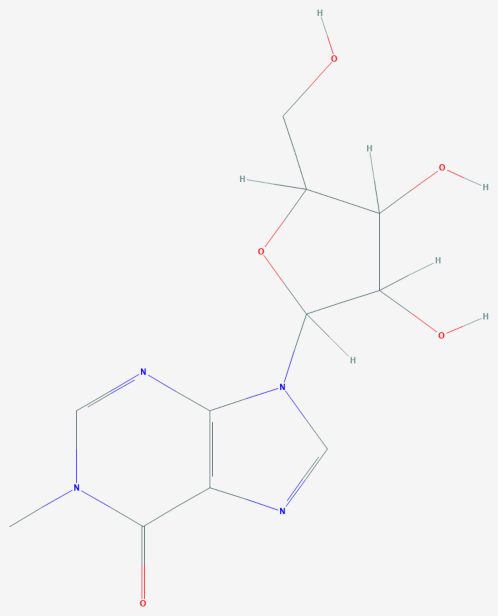 1-Methylinosin (Strukturformel)