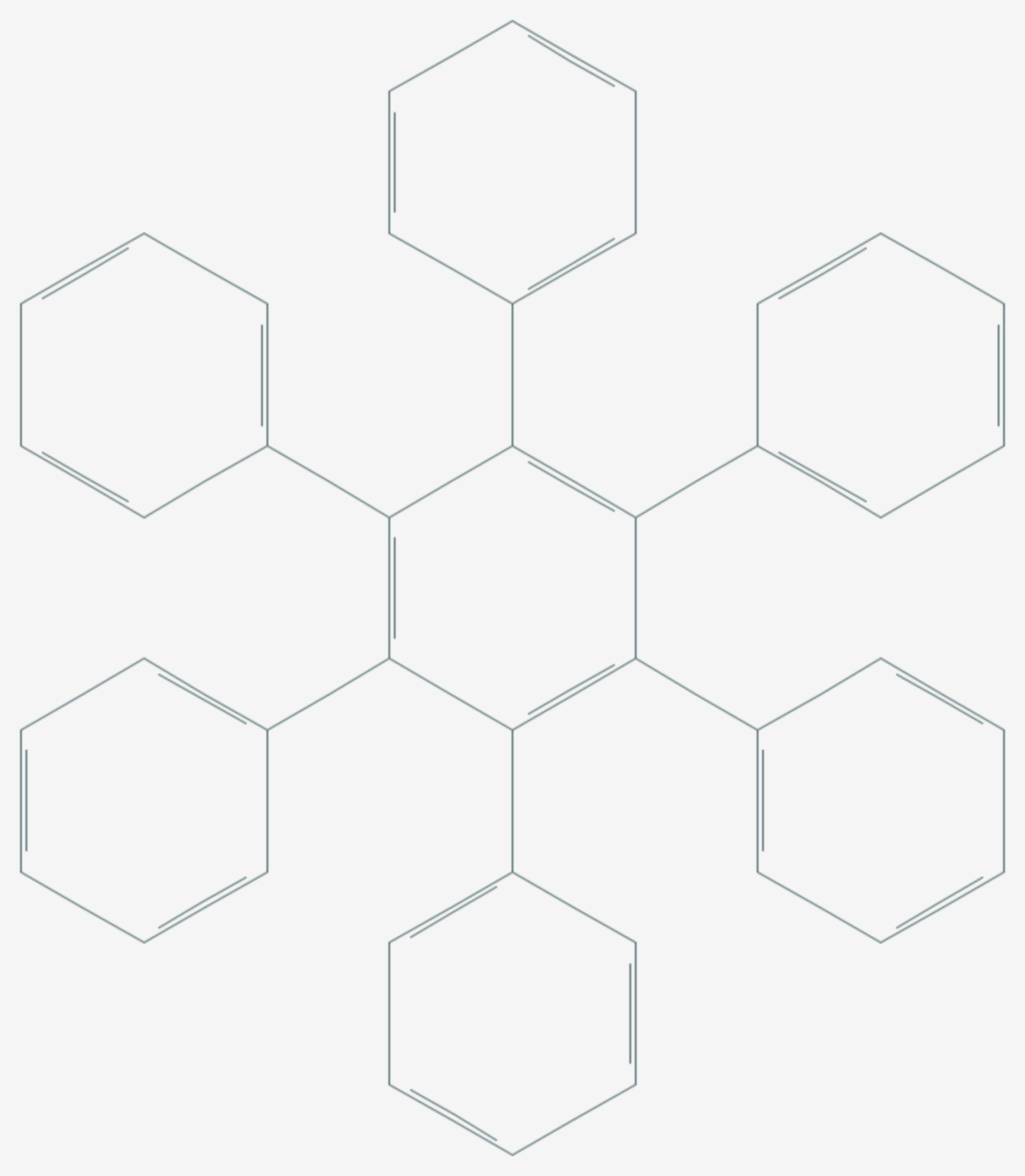 Hexaphenylbenzol (Strukturformel)