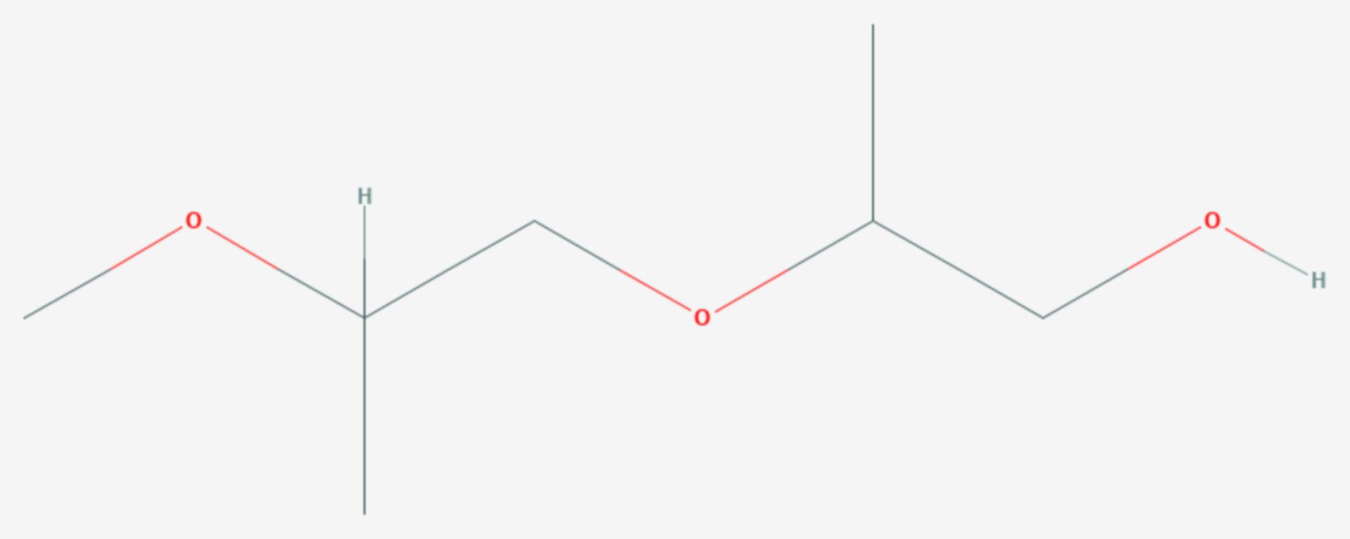 Dipropylenglycolmethylether (Strukturformel)