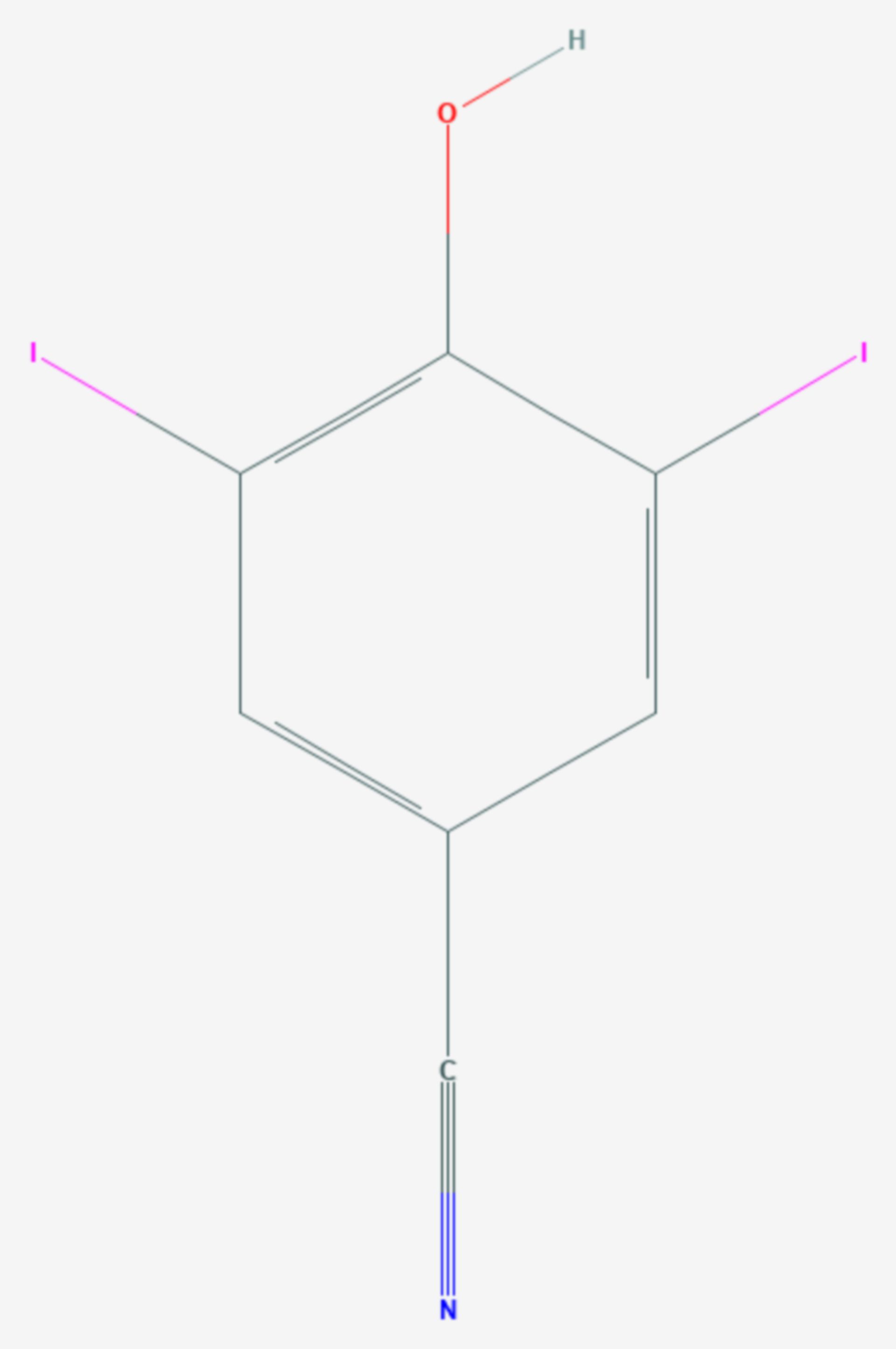 Ioxynil (Strukturformel)