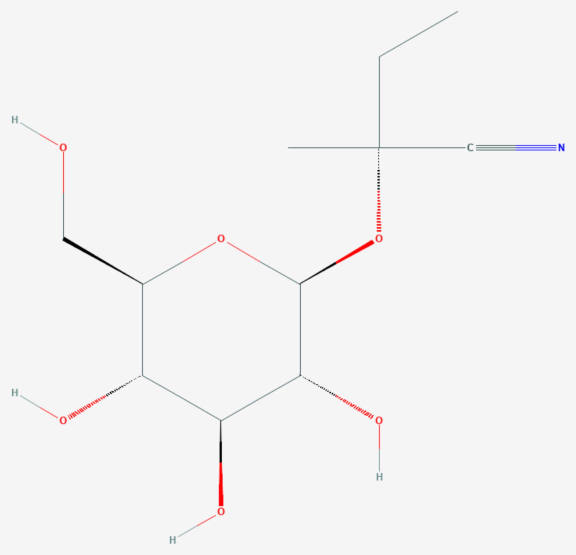 Lotaustralin (Strukturformel)