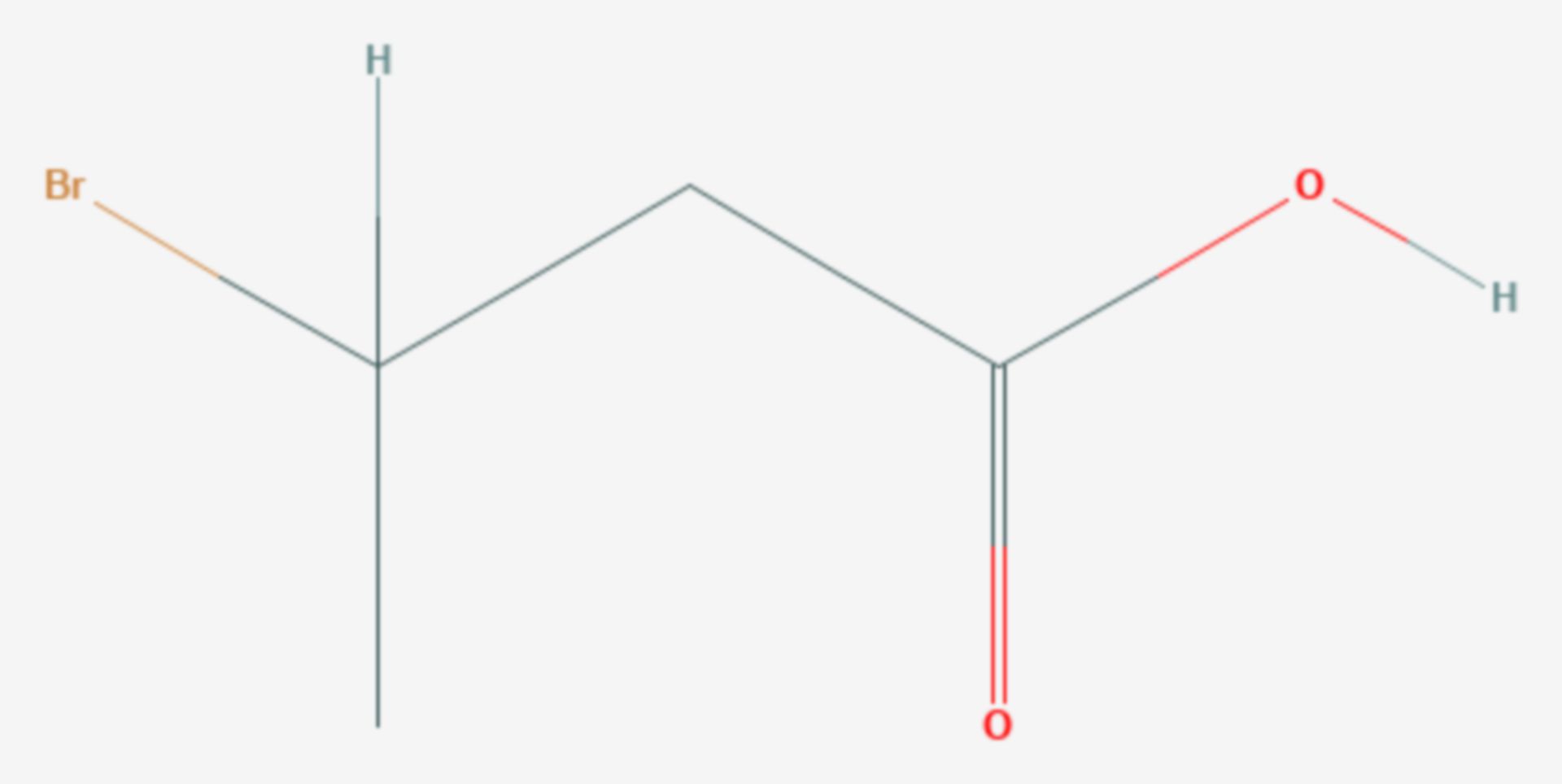 3-Brombutansäure (Strukturformel)