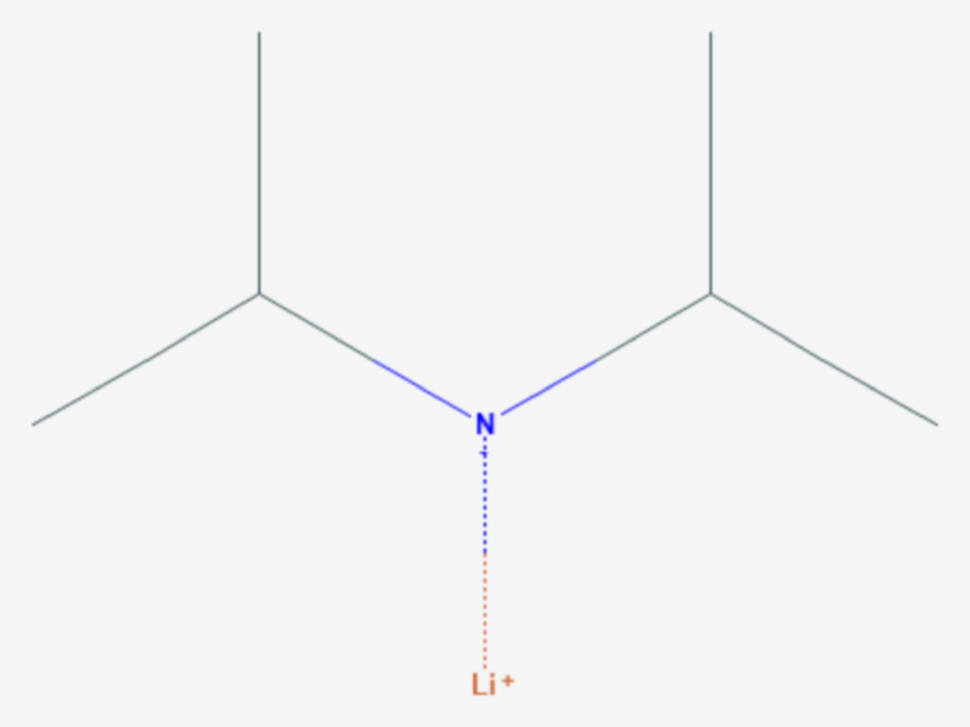 Lithiumdiisopropylamid (Strukturformel)