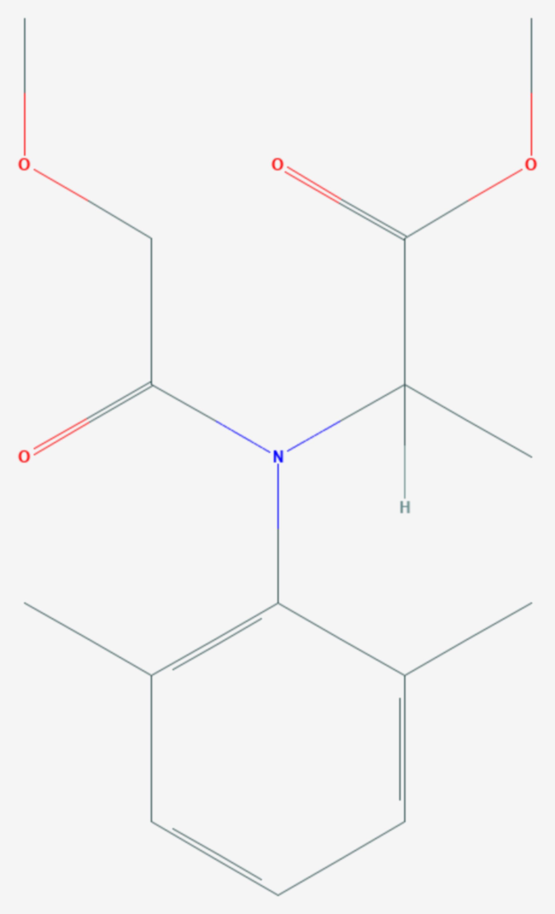 Metalaxyl (Strukturformel)