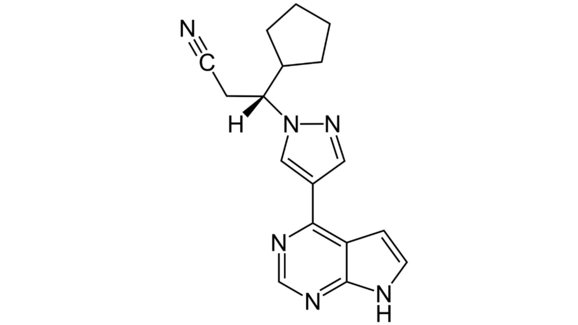 Strukturformel Ruxolitinib