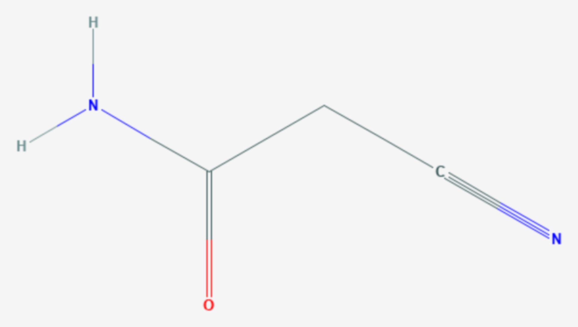 Cyanacetamid (Strukturformel)