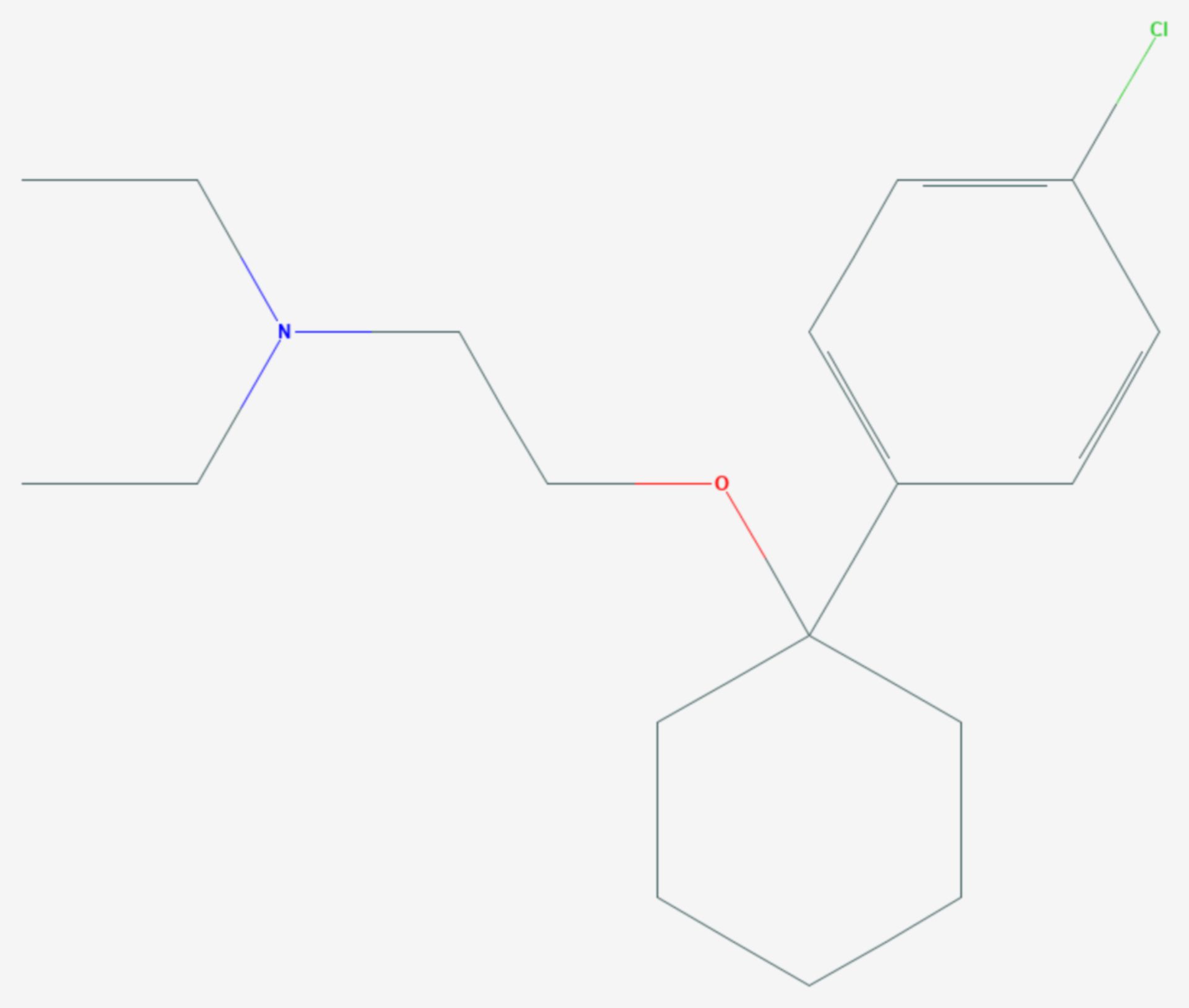 Clofenciclan (Strukturformel)