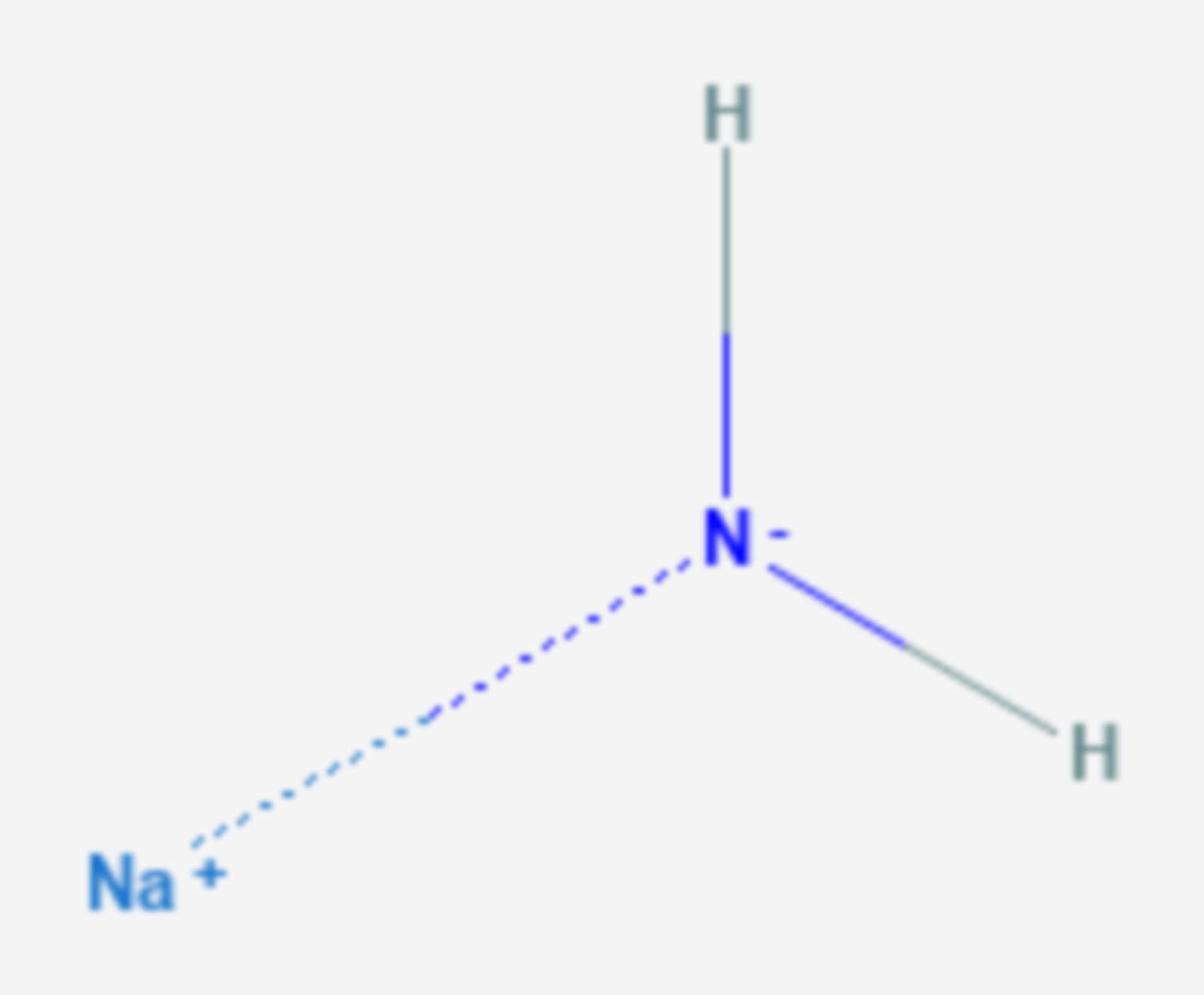 Natriumamid (Strukturformel)