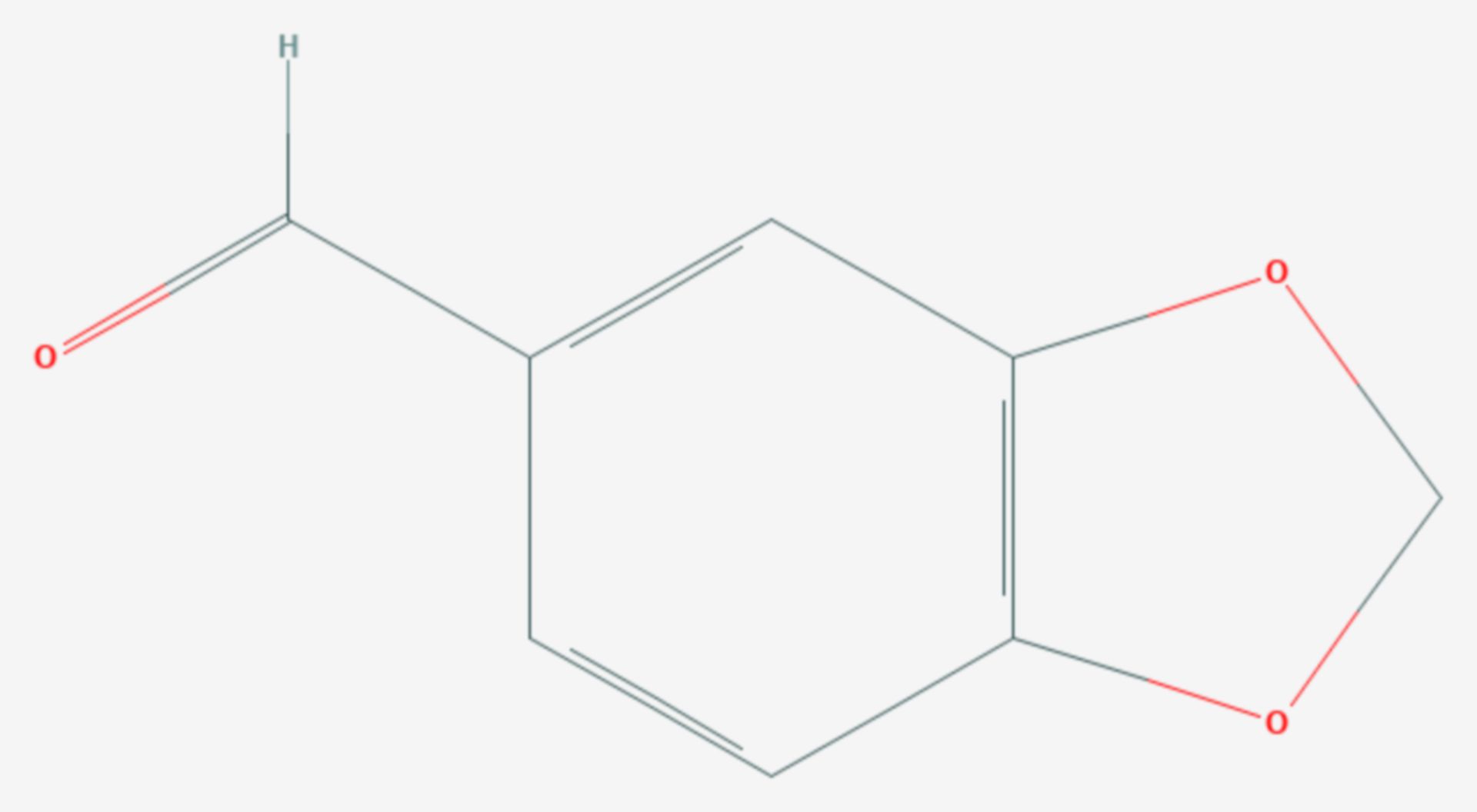 Piperonal (Strukturformel)