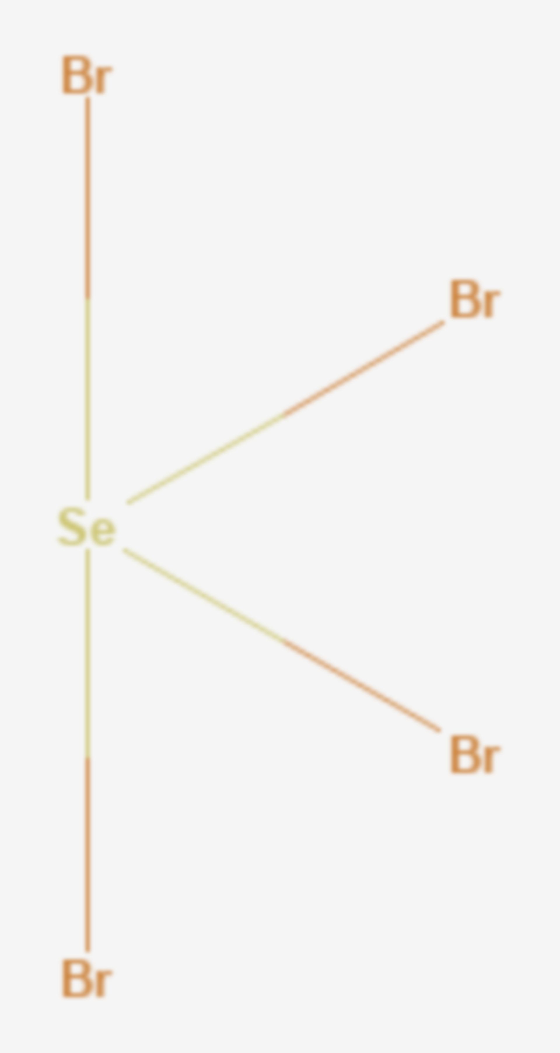 Selentetrabromid (Strukturformel)