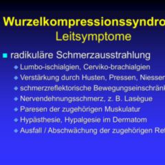 Wurzelkompressionssyndrom - DocCheck Flexikon