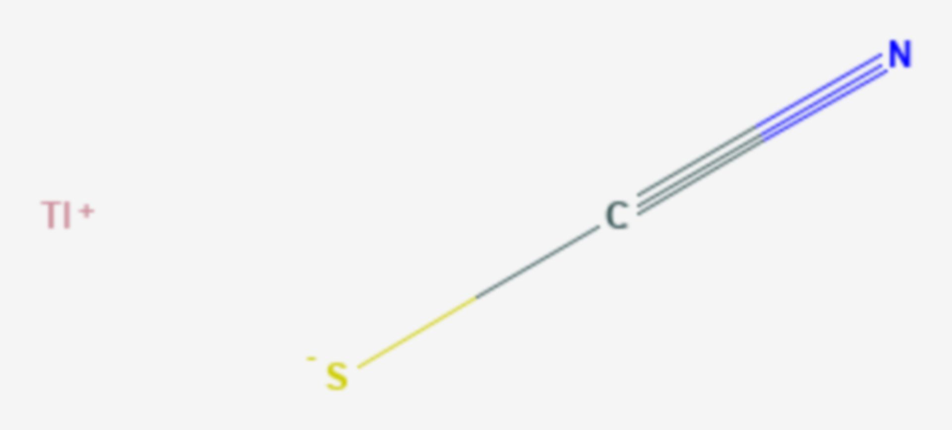 Thalliumthiocyanat (Strukturformel)