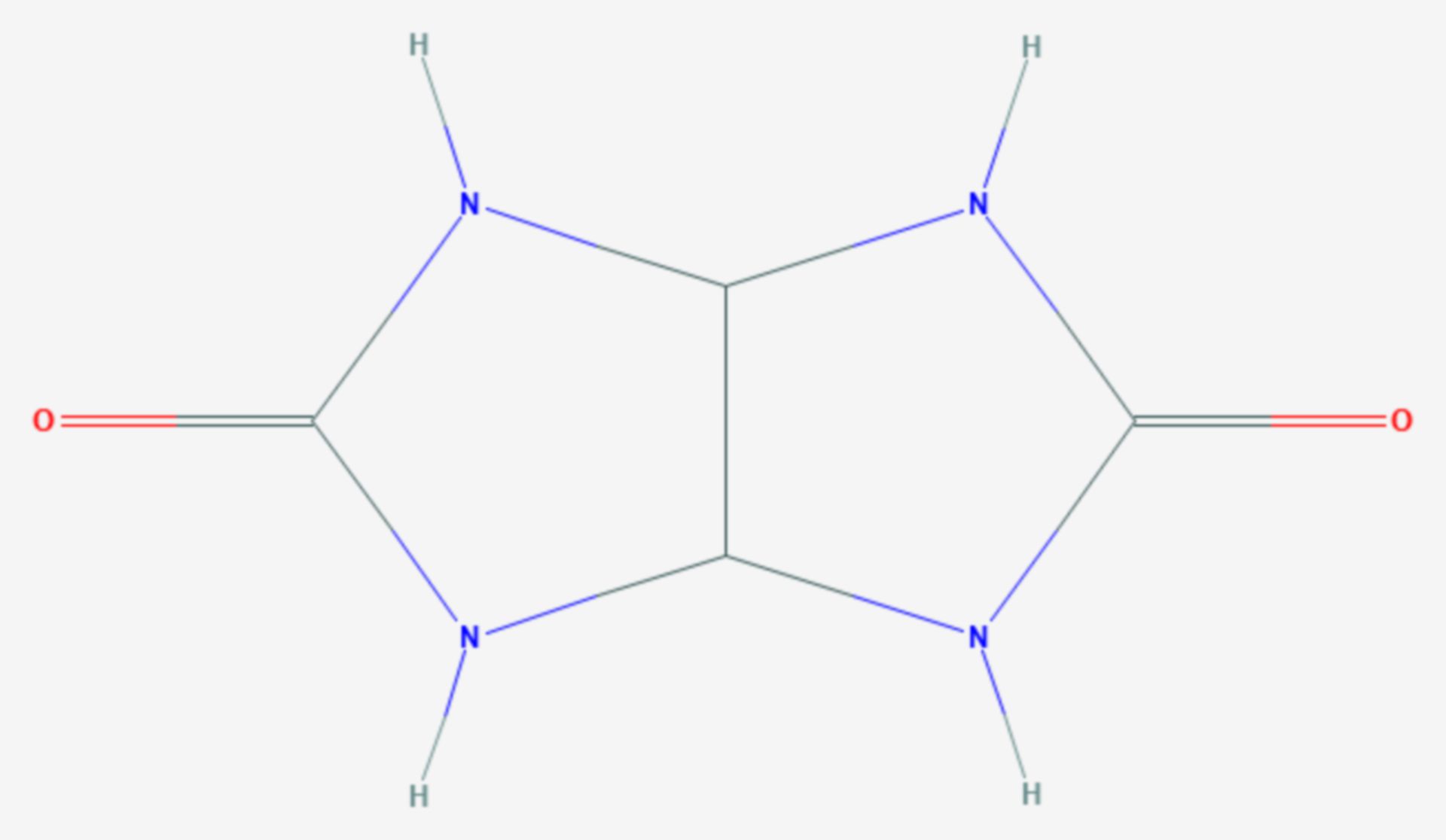 Glycoluril (Strukturformel)