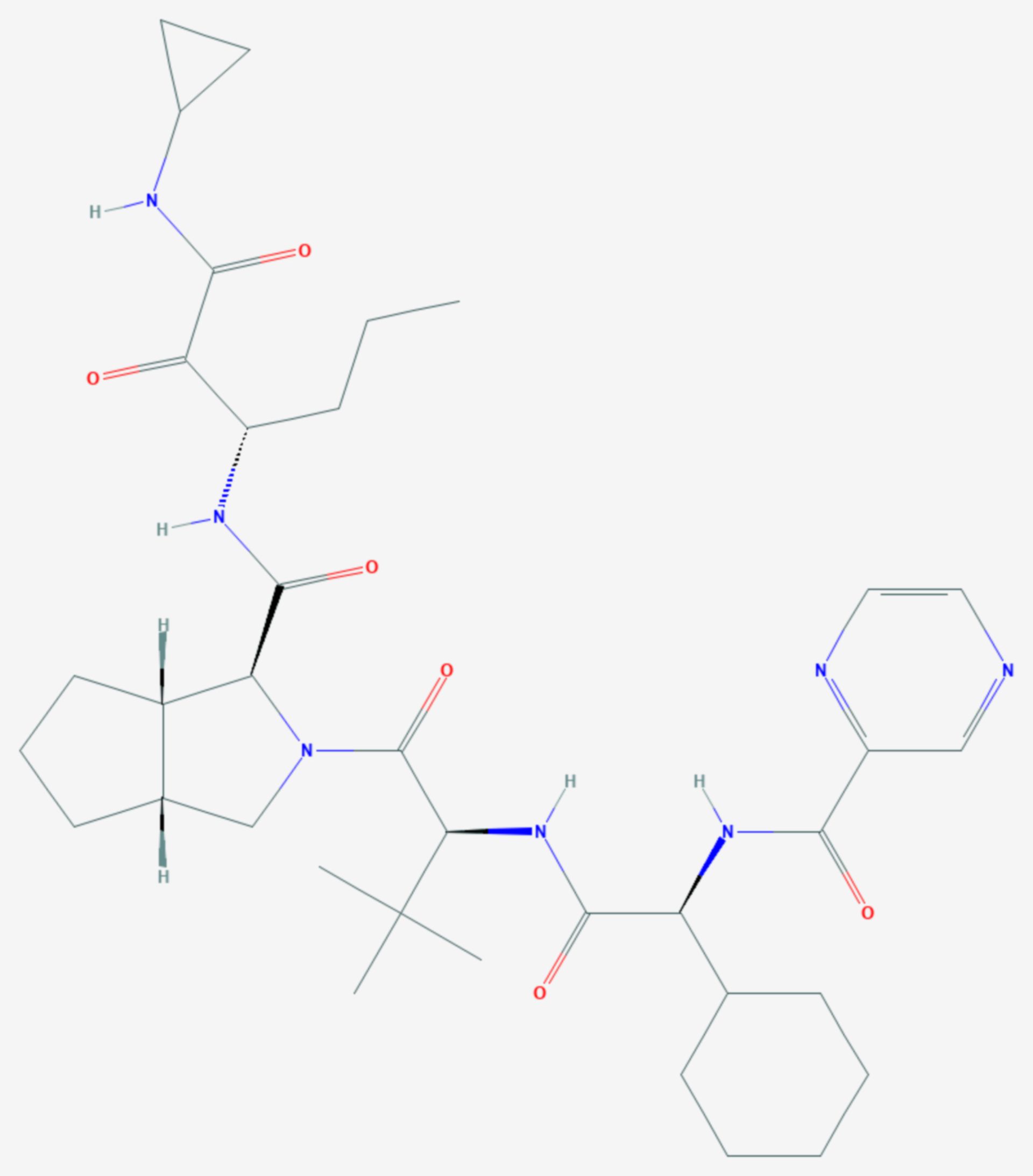 Telaprevir (Strukturformel)