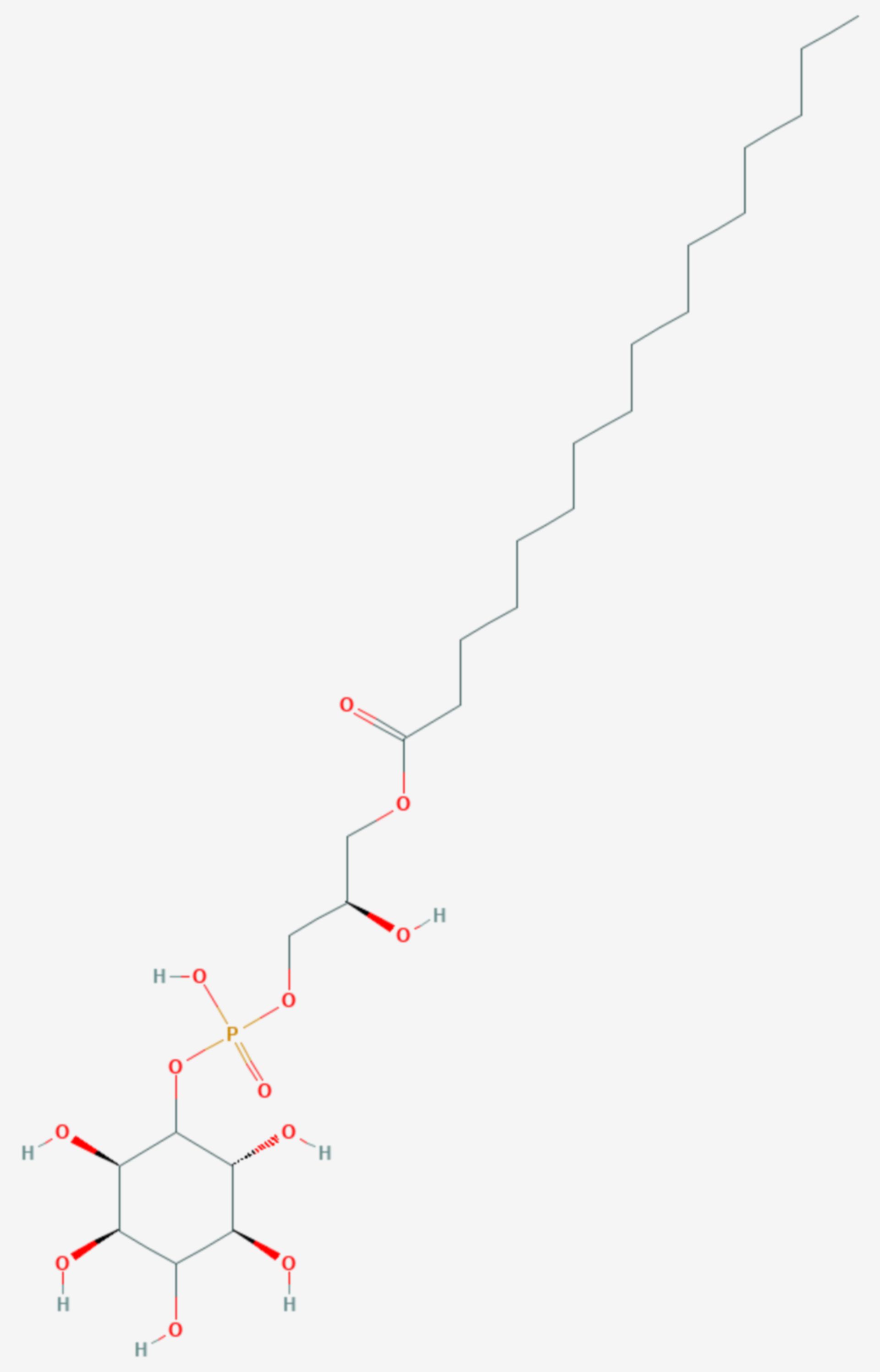 Lysophosphatidylinositol (Strukturformel)