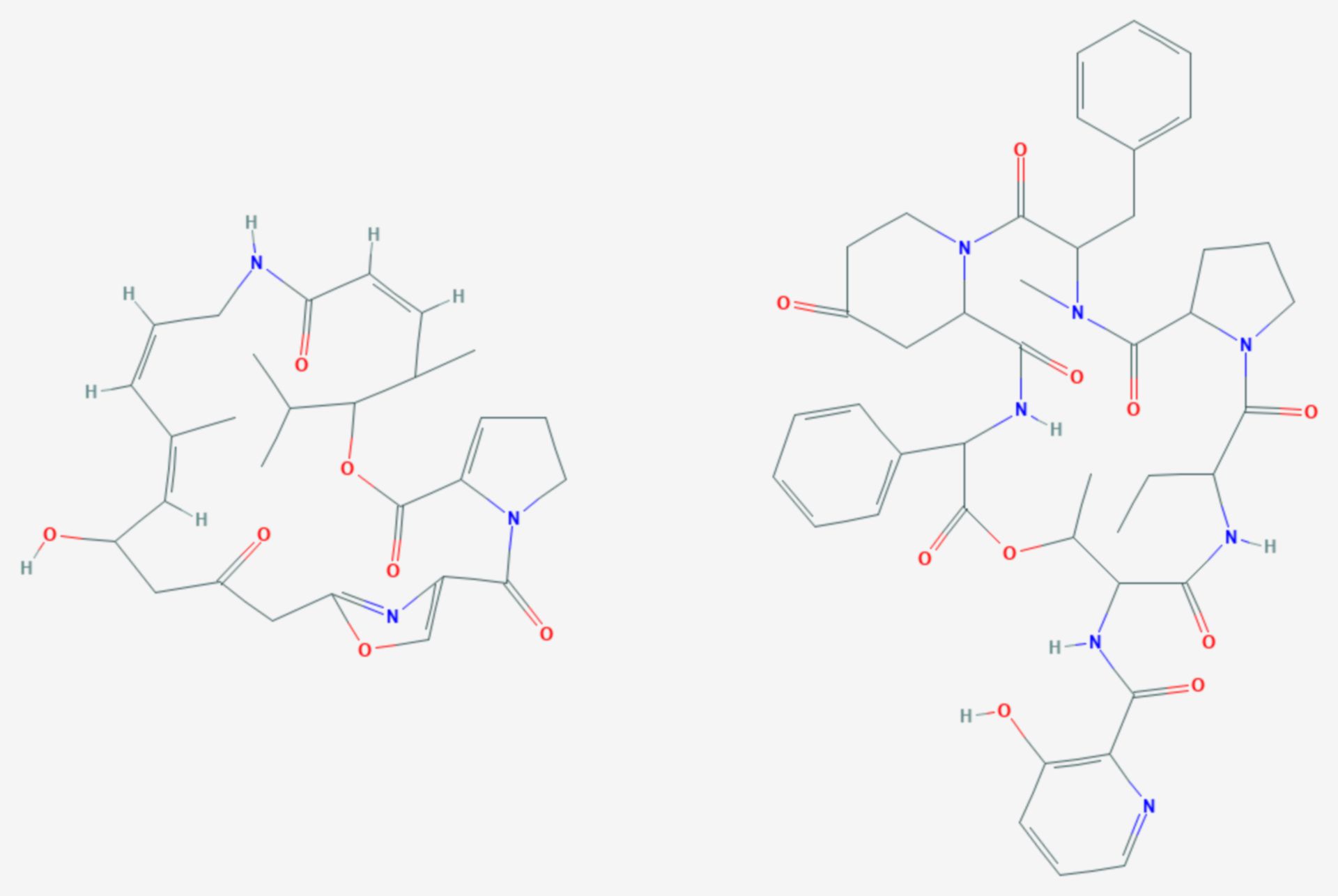 Pristinamycin (Strukturformel)