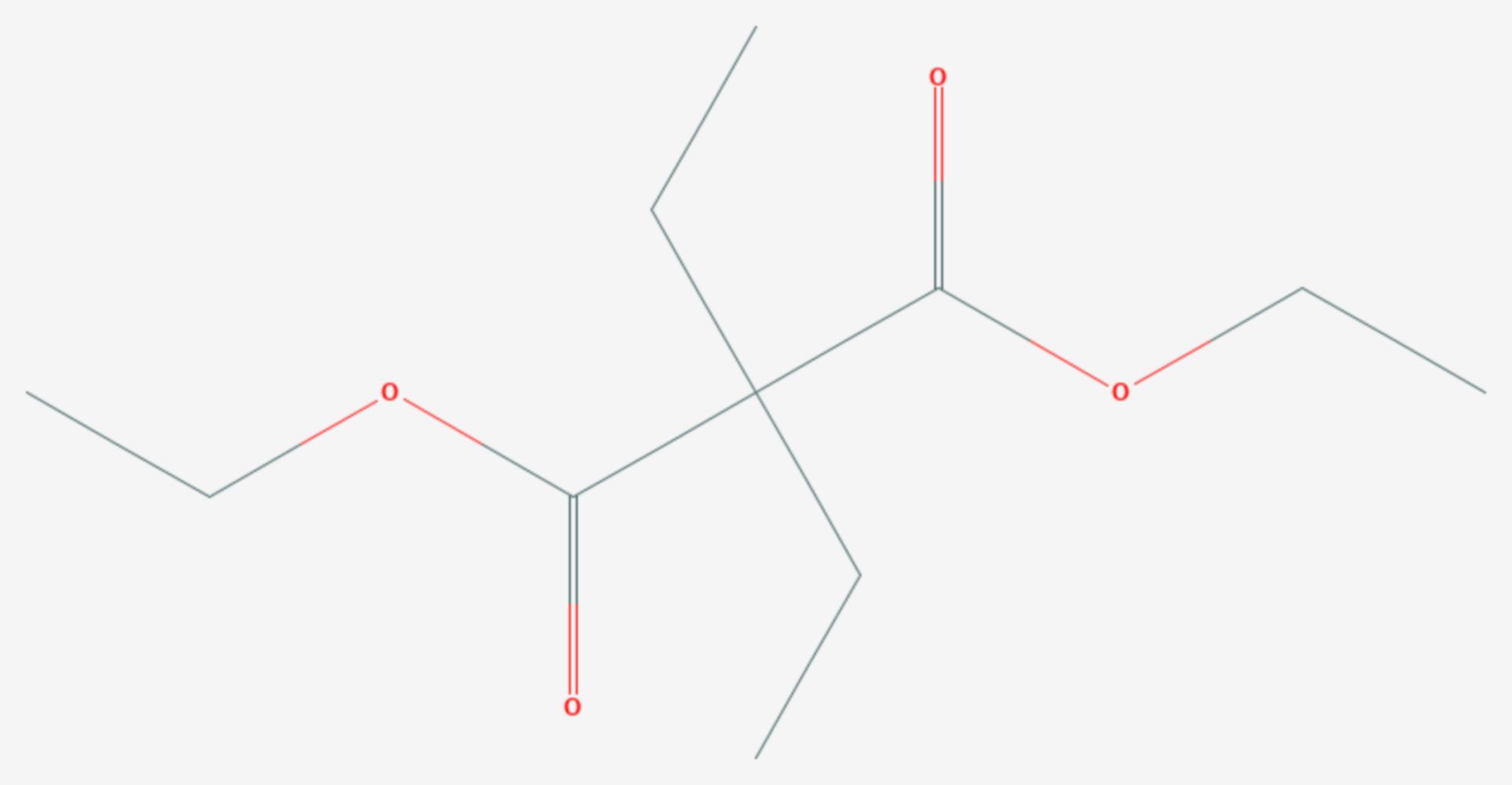 Diethylmalonsäurediethylester (Strukturformel)