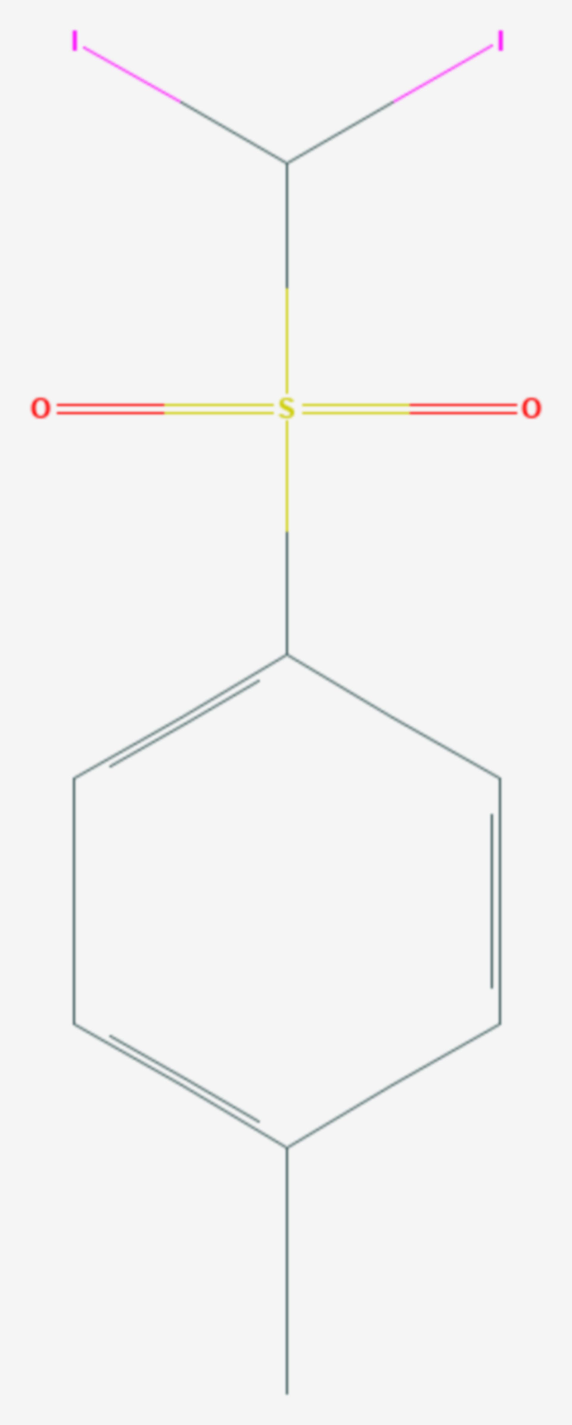 Diiodmethyl-p-tolylsulfon (Strukturformel)